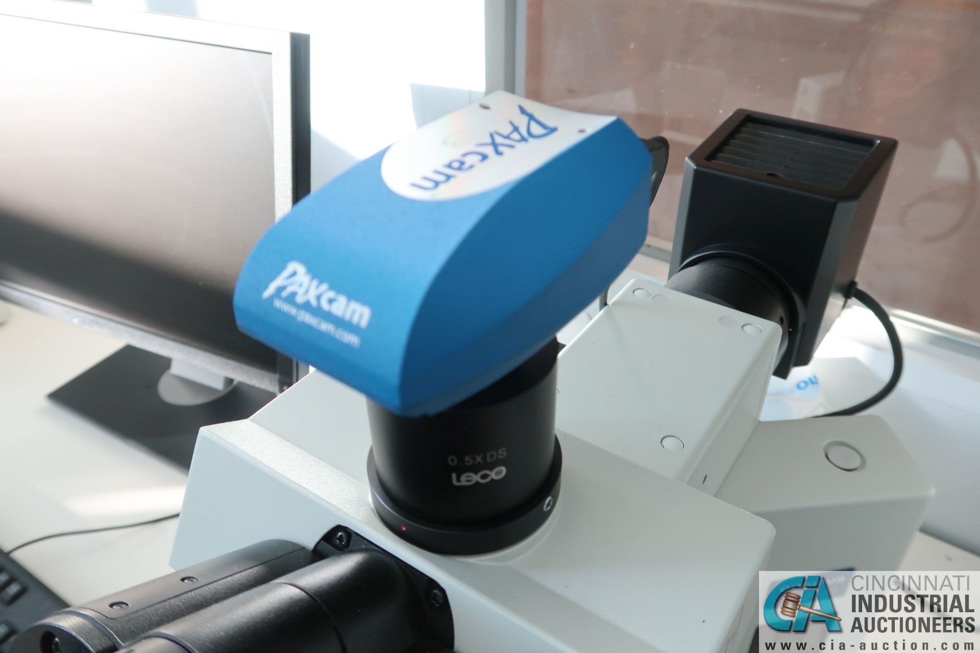 OLYMPUS BX51RF MICROSCOPE WITH TRINOCULAR HEAD; S/N IC51100 WITH PC - Image 4 of 5