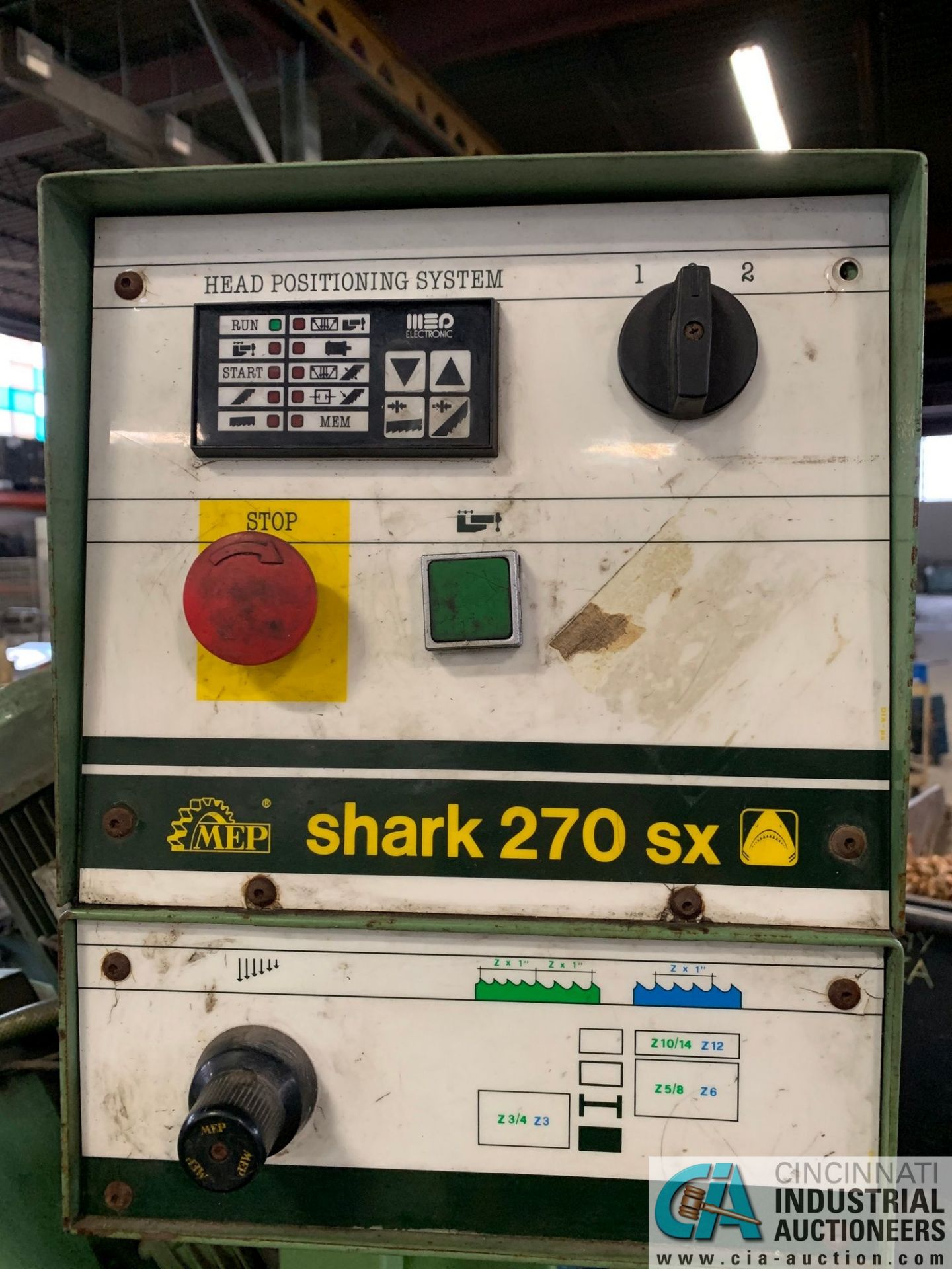 8" X 12" DAKE MODEL SHARK 270 SX MITRE HORIZONTAL BAND SAW; S/N 001073-TPB - Image 7 of 9