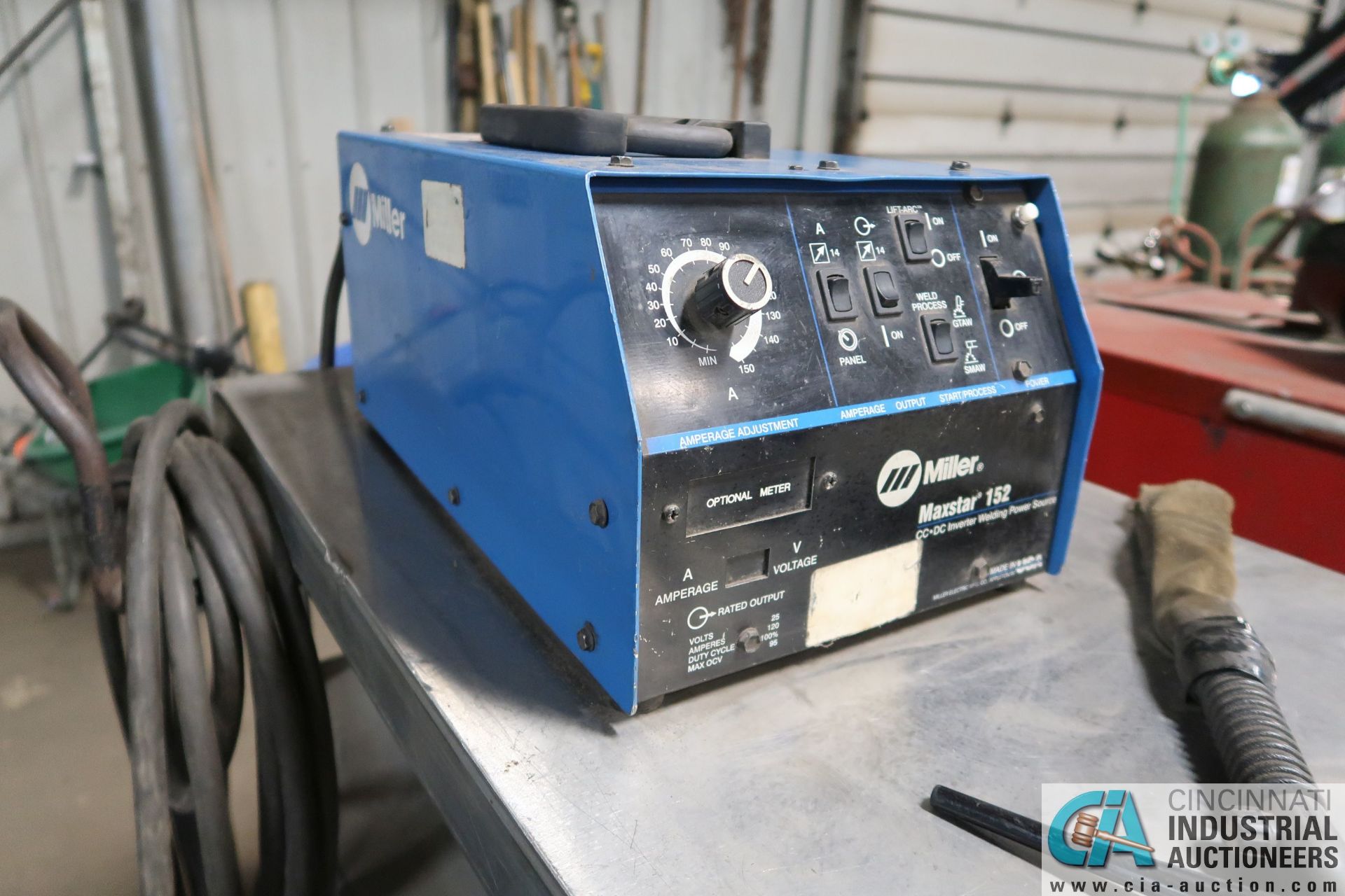 120 AMP MILLER MAXSTAR 152 CC-DC INVERTER TIG WELDER; S/N KG262766 - Image 2 of 3