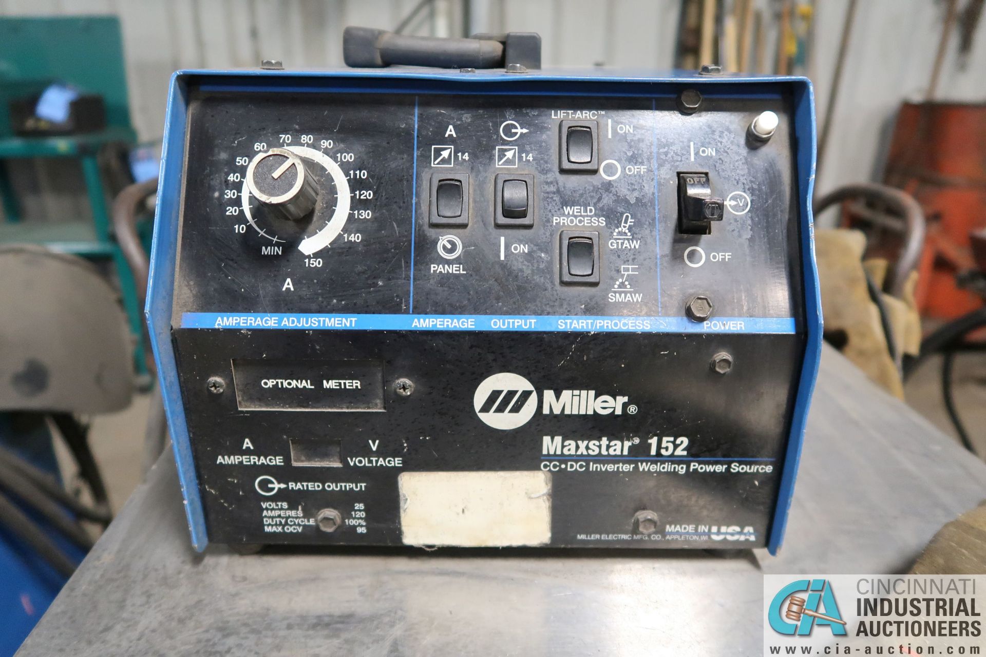 120 AMP MILLER MAXSTAR 152 CC-DC INVERTER TIG WELDER; S/N KG262766 - Image 3 of 3