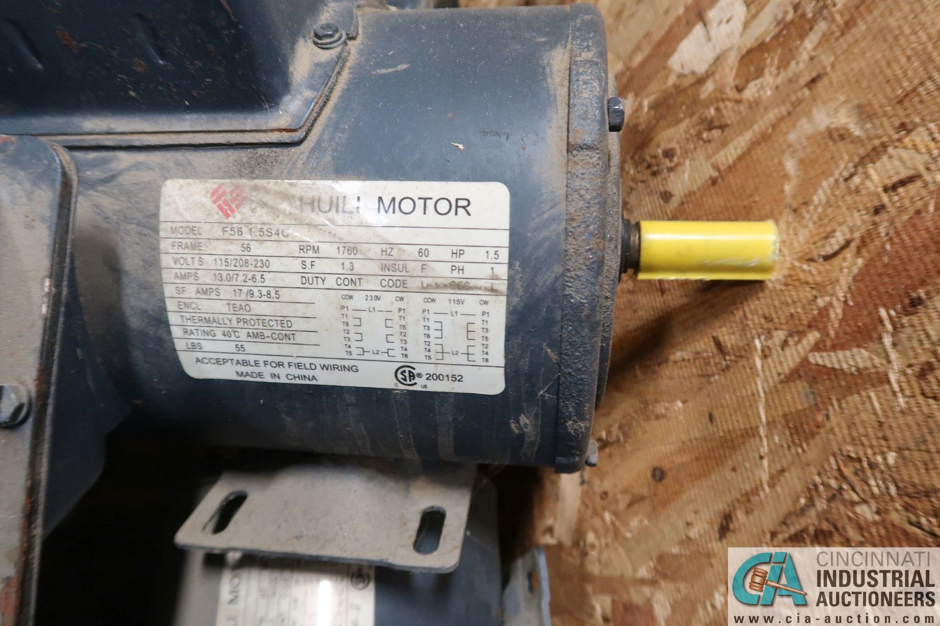 CRATE MISC. MOTORS, 1 - 2 HP ** OUT OF SERVICE ** - Image 2 of 2