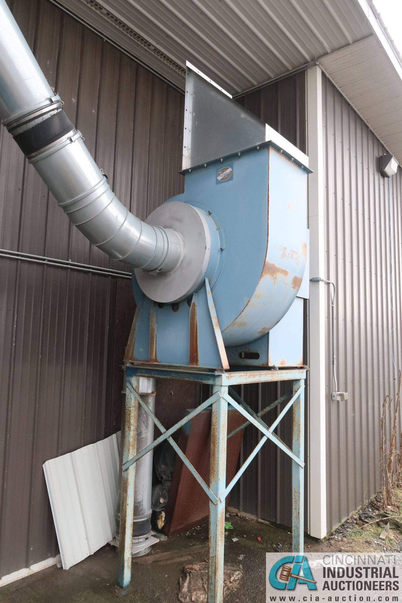 WHEELABOUT MODEL 57MOD36WCC DUST COLLECTOR; S/N ....7095 WITH HARTZELL FAN UNIT - Image 3 of 5