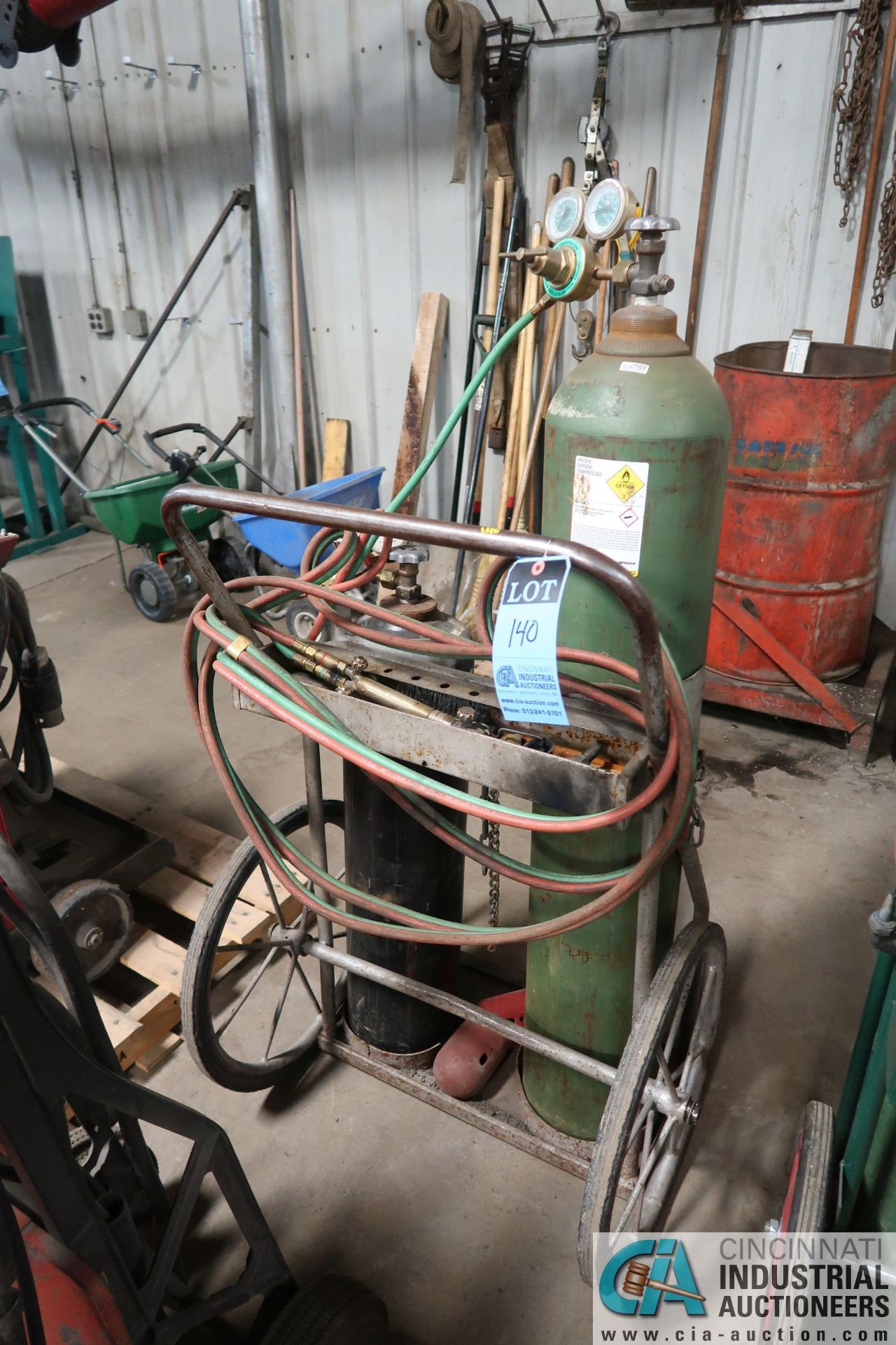 ACETYLENE CART ** NO TANKS **