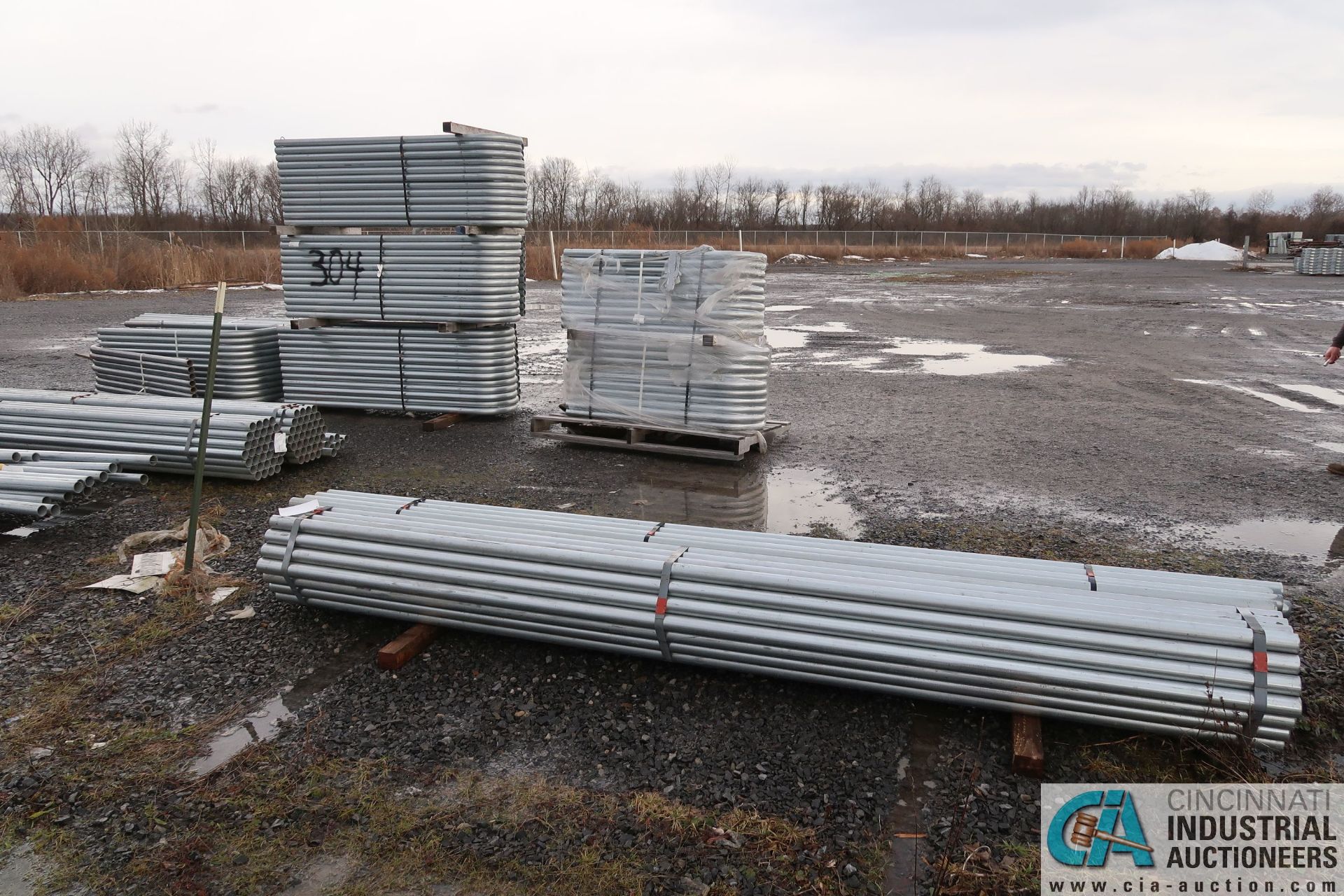 (LOT) GALVINIZED PIPE AND BARN STALL DIVIDERS - Image 2 of 6
