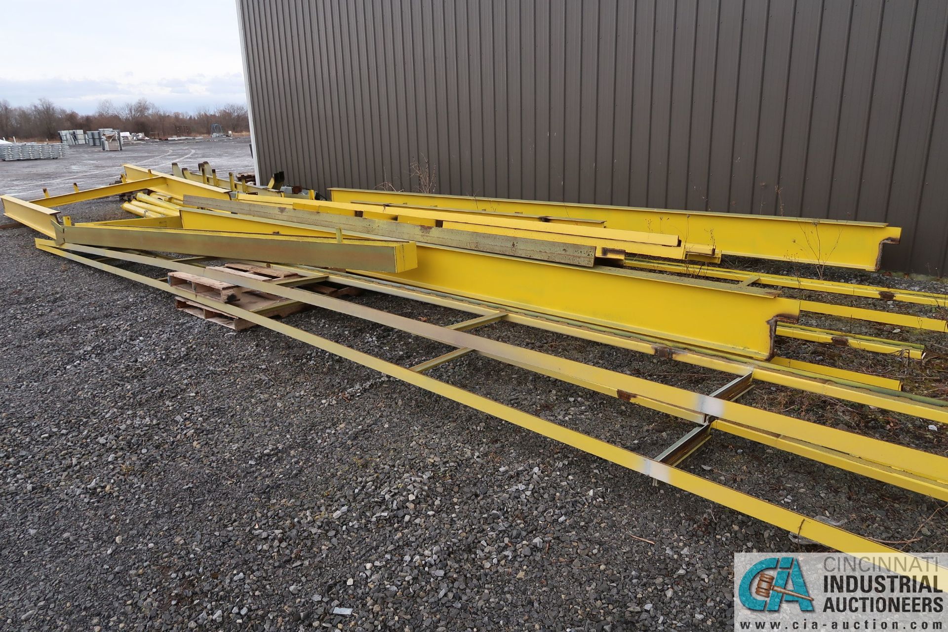 (LOT) ASSORTED DISASSEMBLED CRANE YELLOW IRON AND MIST COLLECTOR - Image 3 of 3