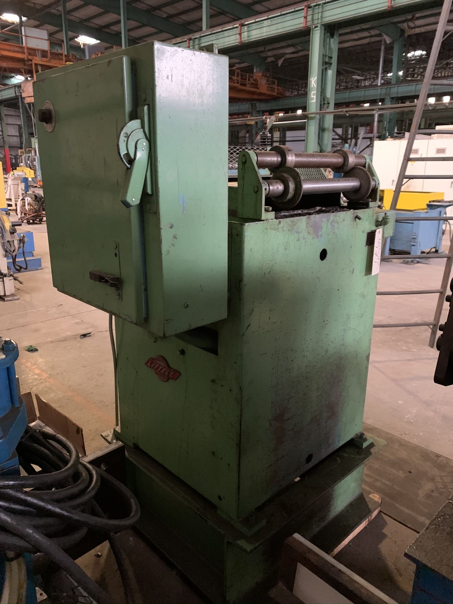 18" LITTELL MODEL 318 CONTINUOUS STRAIGHTENING FEEDER; S/N 85469-2, CAPACITY 18" WIDTH, MATERIAL - Image 4 of 9