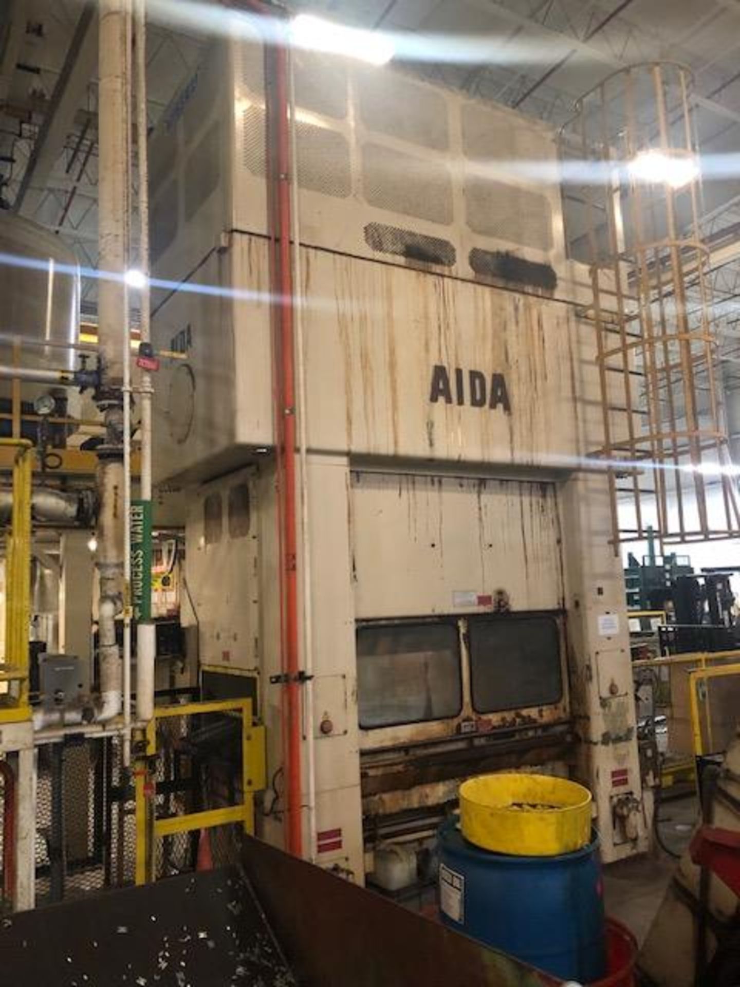 330 TON AIDA MODEL PMX-L2-300(1) STRAIGHT SIDE DOUBLE CRANK PRESS; S/N 12903-0665, 5.90" STROKE, - Image 11 of 11