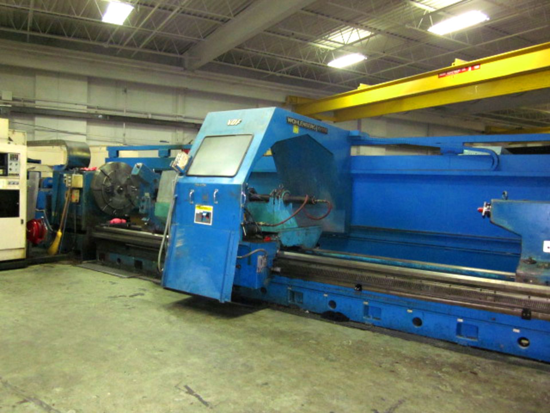 50" X 242" VDF WOHLENBERG MODEL U1270S SLIDING HEADSTOCK CNC FLAT BED LATHE; S/N D4175, SWING OVER - Image 2 of 2