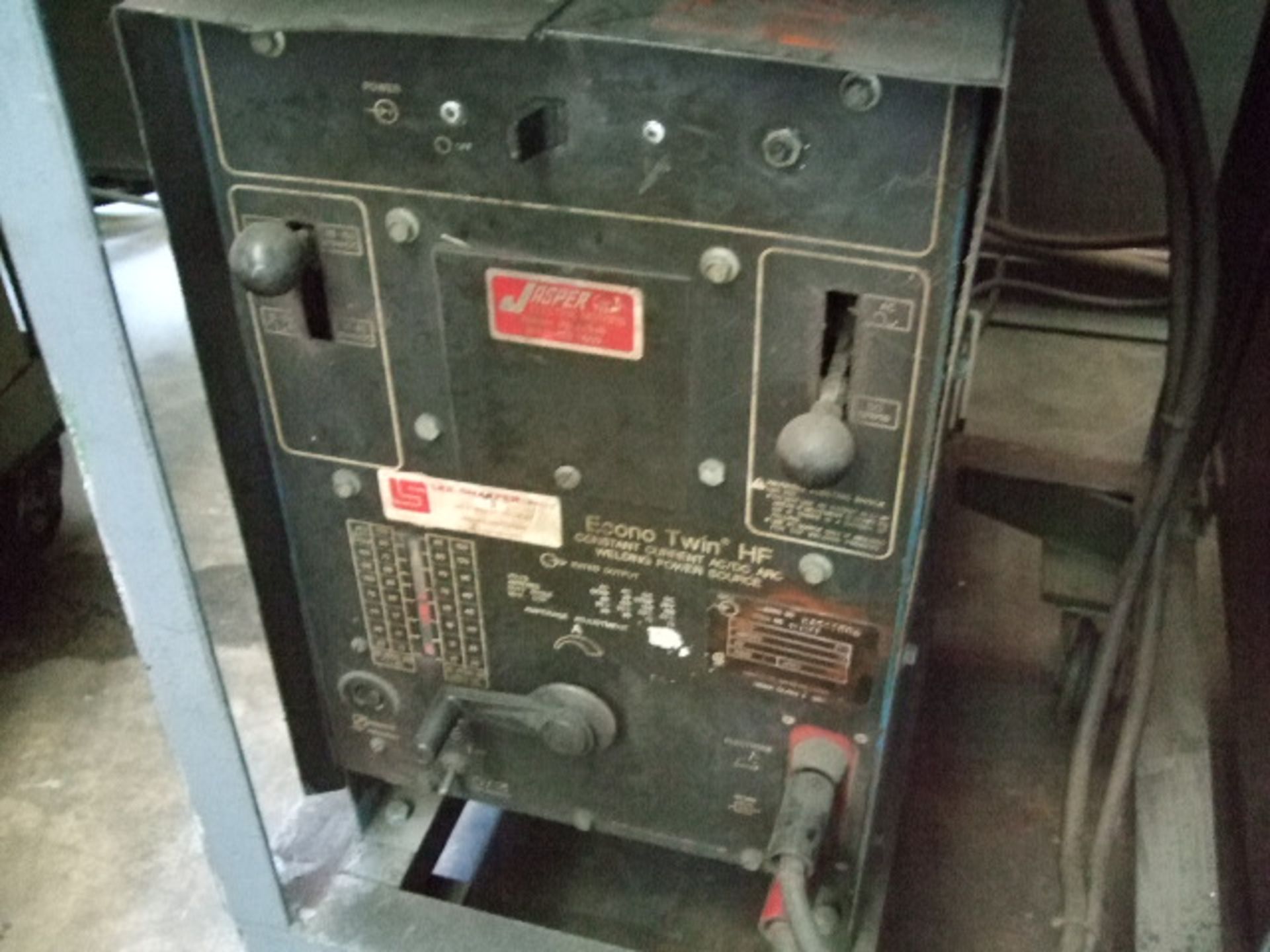 LEE SCHAFFER MODEL 90-1853 COIL END WELDER; S/N 90-1853, MILLER ECONOTWIN HF WELDER, 150 AMP, 8" - Image 5 of 5