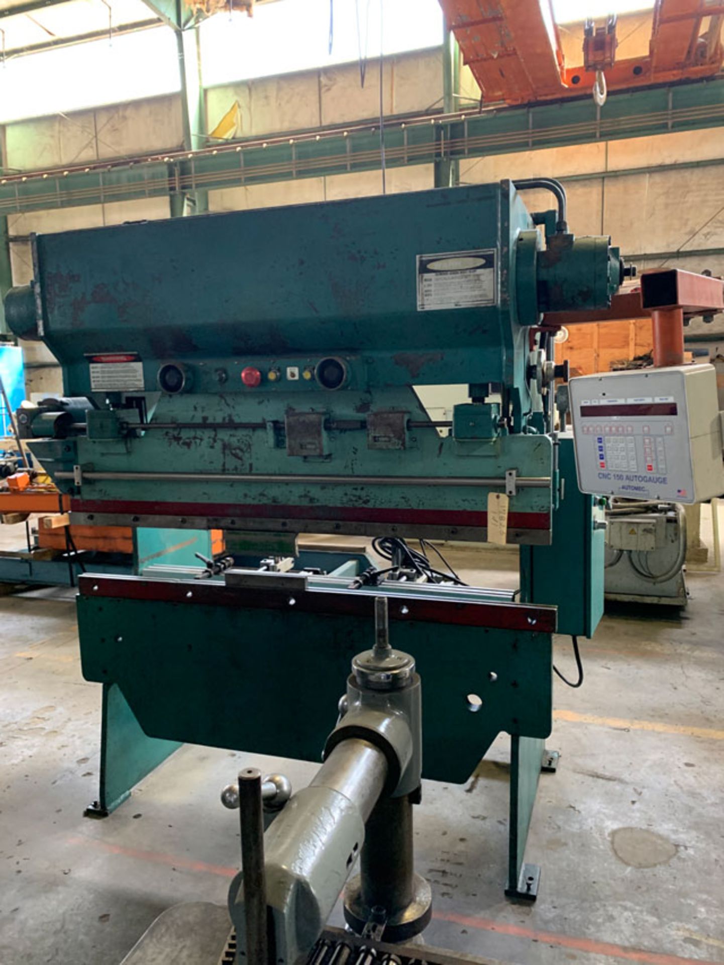 35 TON X 6' WYSONG MODEL 35-72 HYDRA-MECHANICAL PRESS BRAKE; S/N HPB13-180, BED 72", BENDING