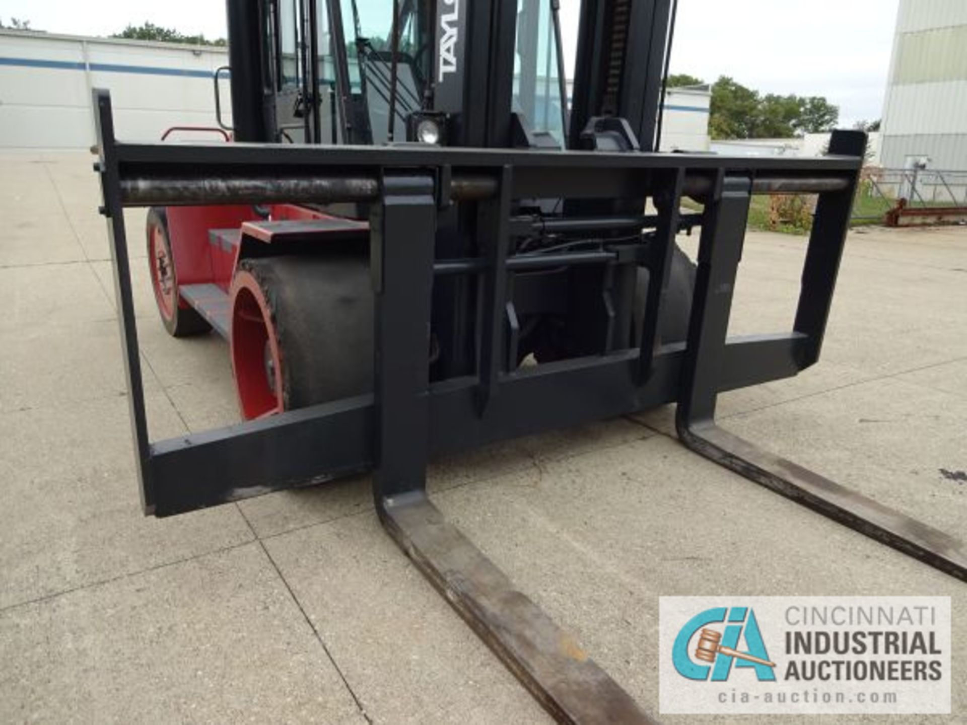 **30,000 LB. TAYLOR MODEL T-300M DIESEL CUSHION TIRE LIFT TRUCK; S/N 35943 - Image 10 of 23