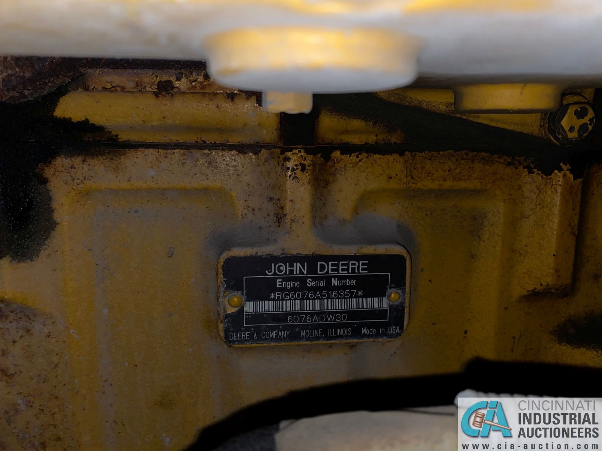 JOHN DEERE MODEL 644G LOADER; S/N DW644GB542375, 240 HOURS SHOWING, J.D. 6076ASW30 ENGINE; S/N - Image 7 of 16