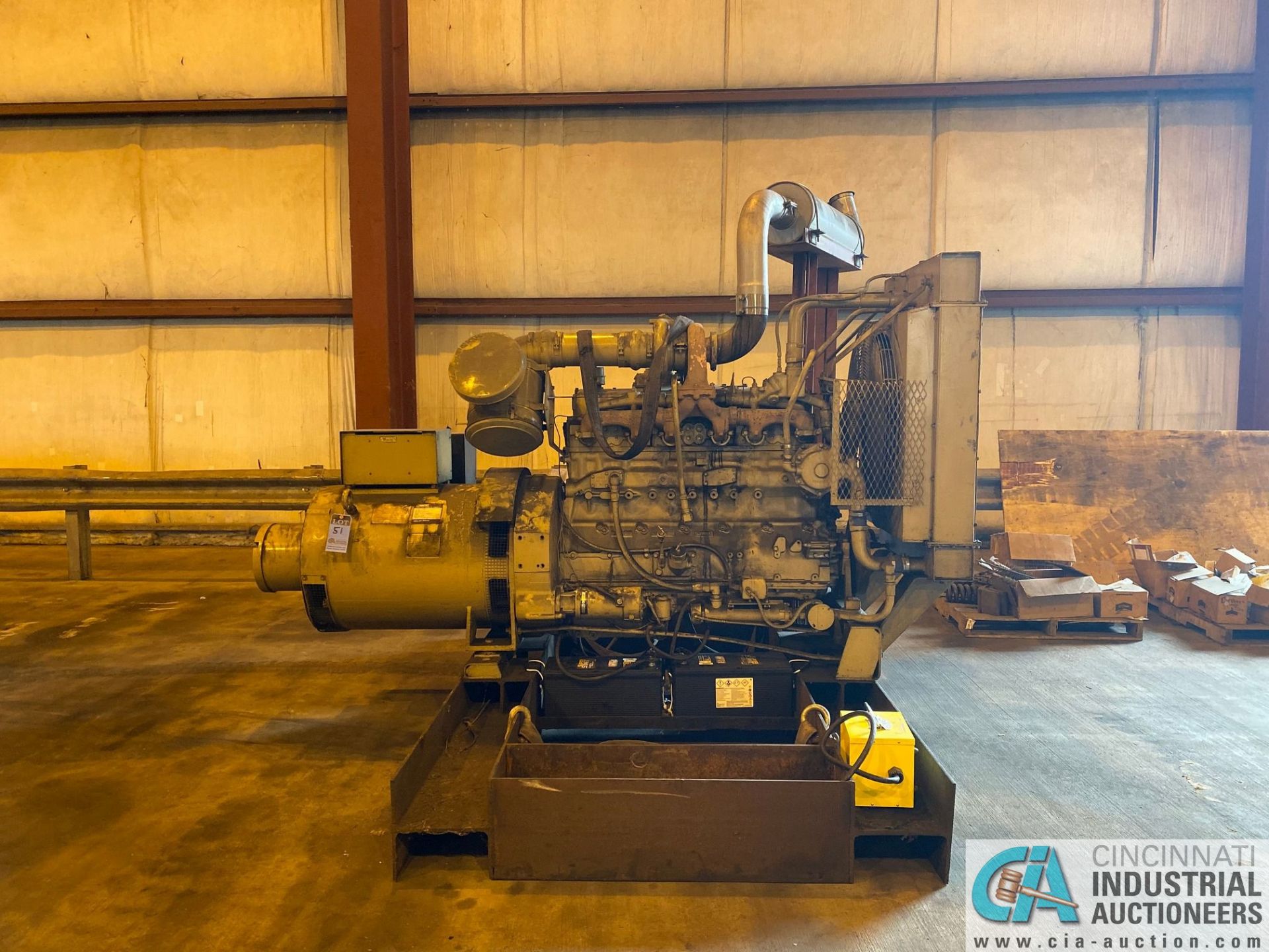 175 KW CUMMINS MODEL 500FDC5039AA-W STANDBY POWER EMERGENCY DUTY GENERATOR SET; S/N BD-96814-172- - Image 9 of 9