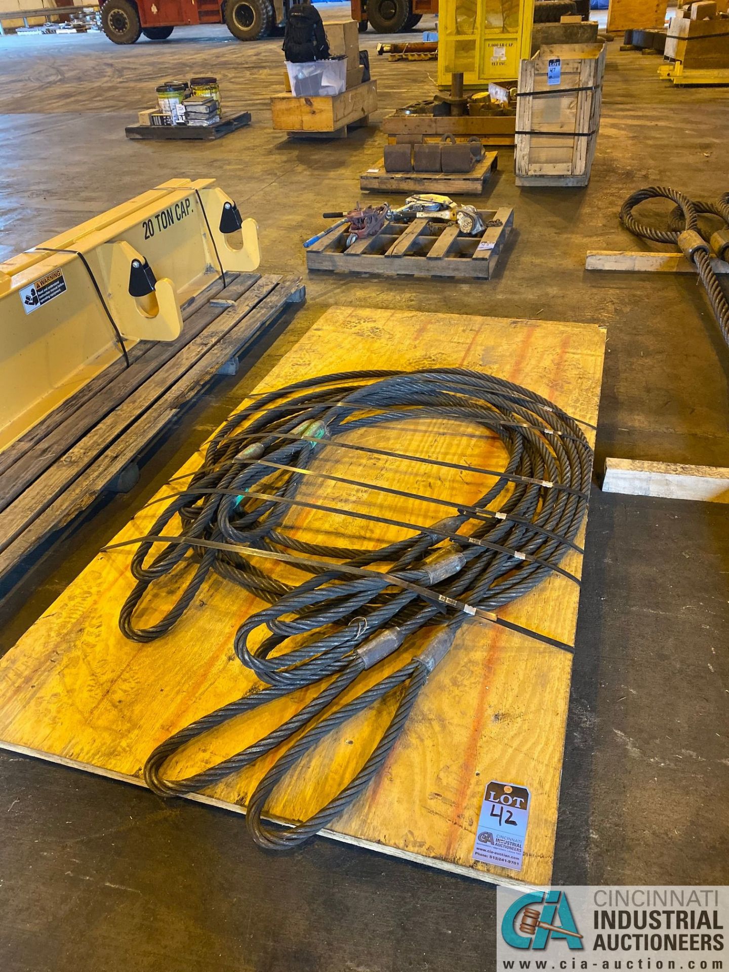 1" X 20' LIFTING CABLES - Image 2 of 2