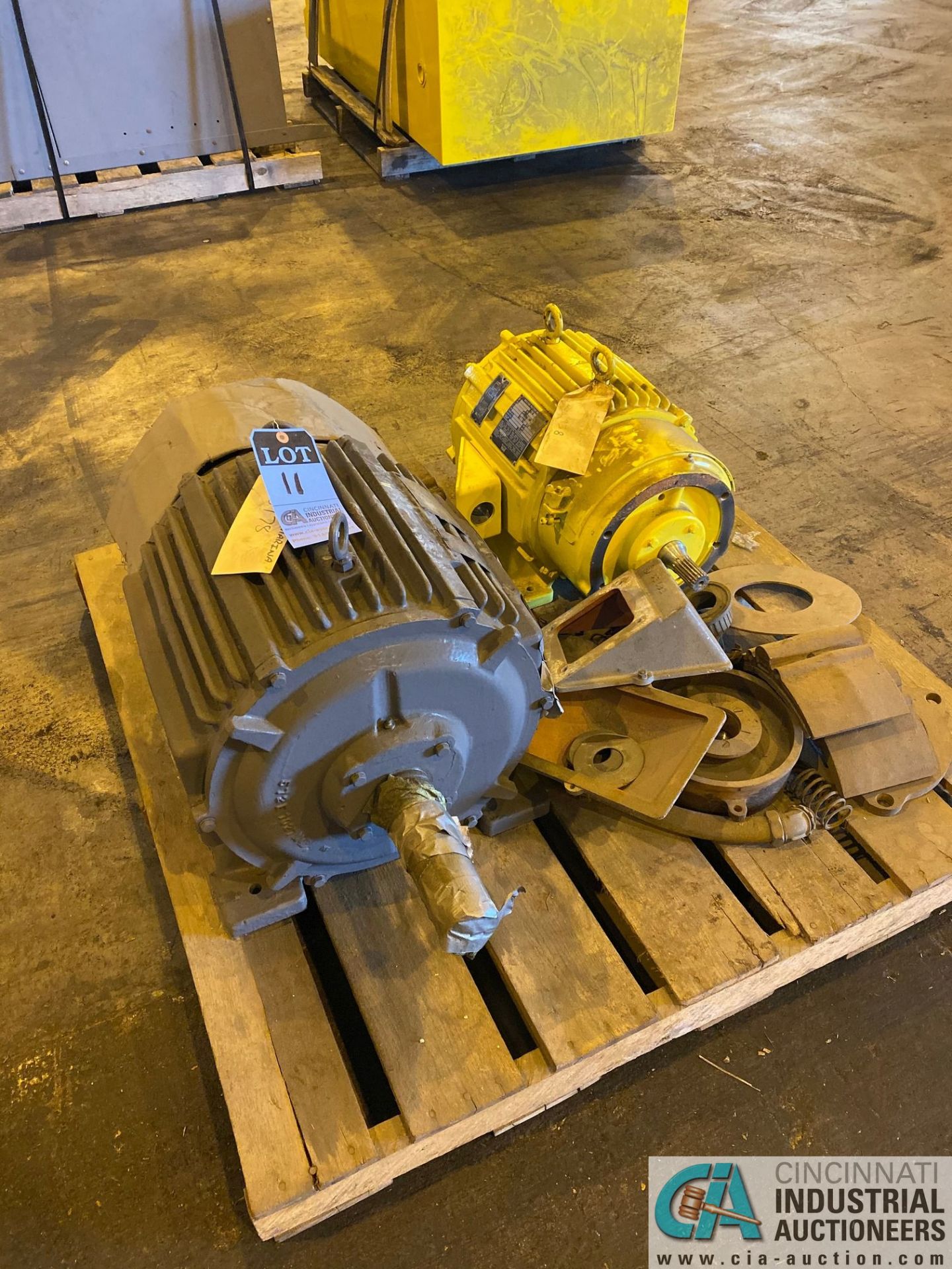 (LOT) 50 HP WOUND ROTOR MOTOR & 10 HP WOUND ROTOR MOTOR