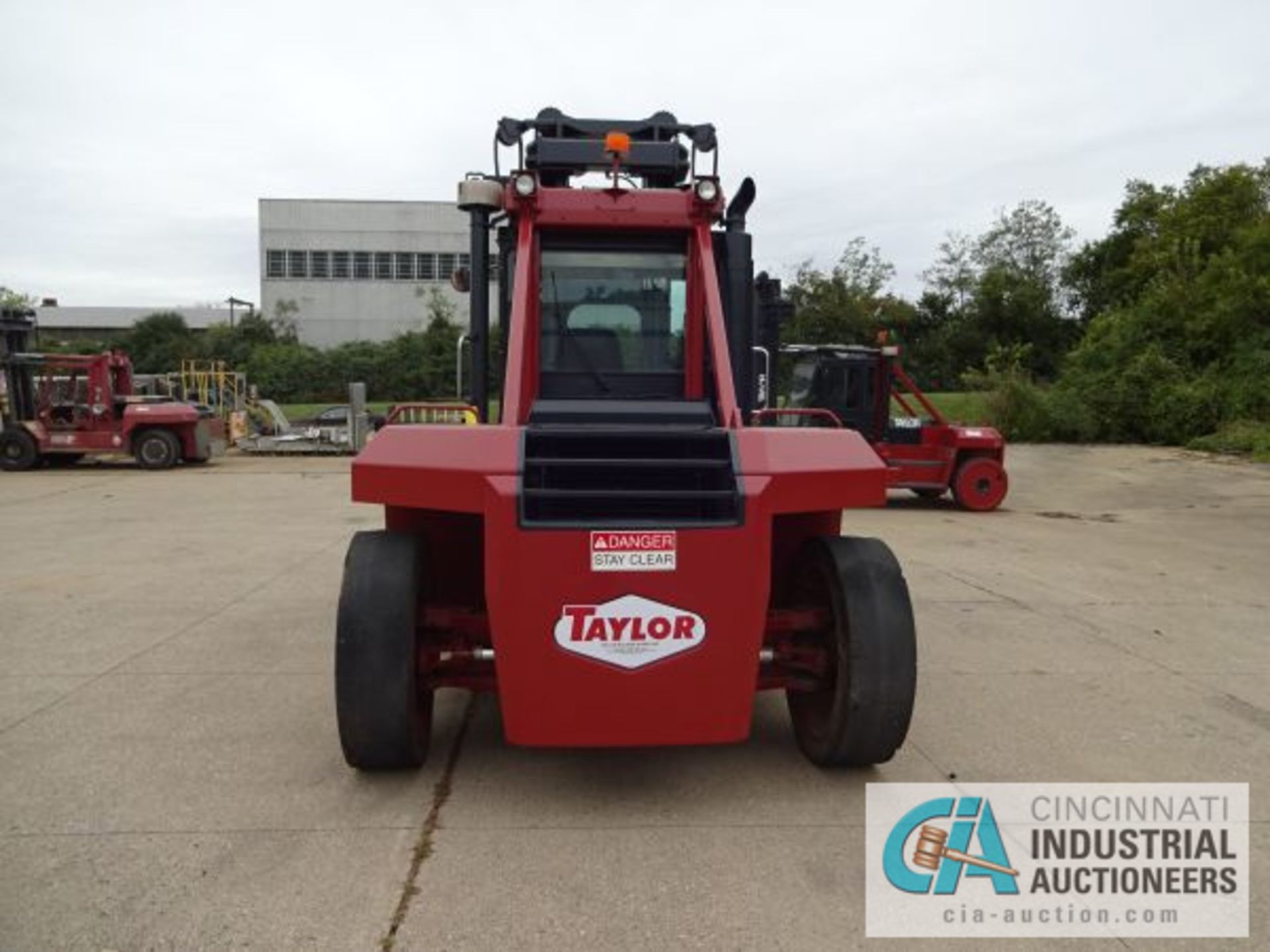 **30,000 LB. TAYLOR MODEL T-300M DIESEL CUSHION TIRE LIFT TRUCK; S/N 35943 - Image 6 of 23