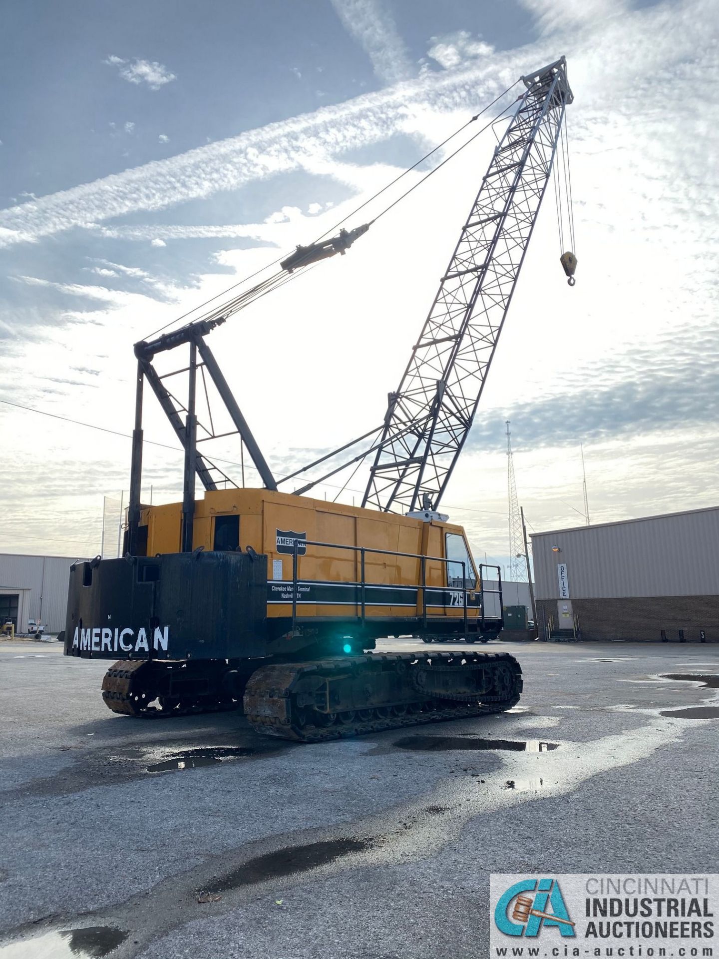 100 TON AMERICAN 7260 LATTICE BOOM CRAWLER CRANE; S/N 9509AC3668, ORIGINAL MFG 1995, COMPLETELY - Image 7 of 42