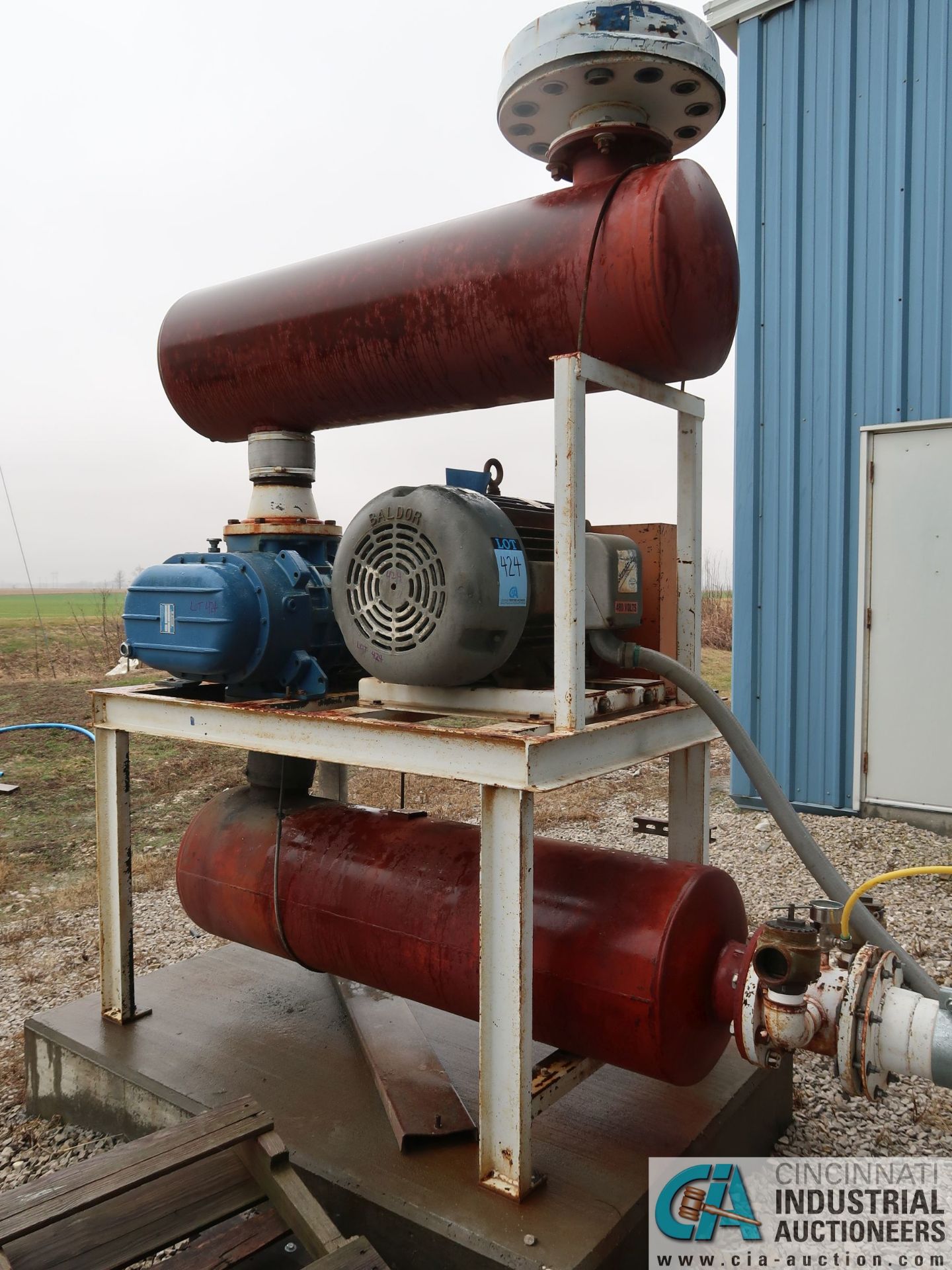 75 HP MATERIAL PUMP, GARNDER DENVER MODEL 7012VT PUMP - Image 6 of 8