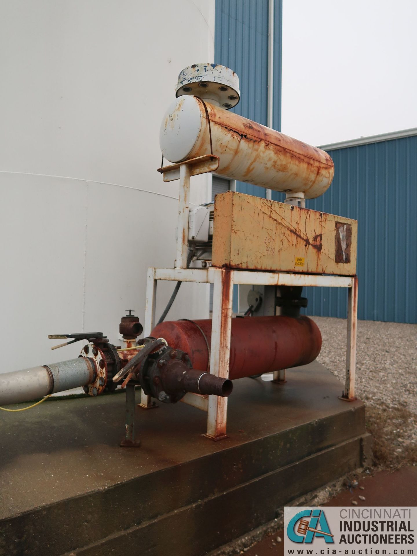 50 HP MATERIAL PUMP, ROOTS MODEL 412 - Image 3 of 4