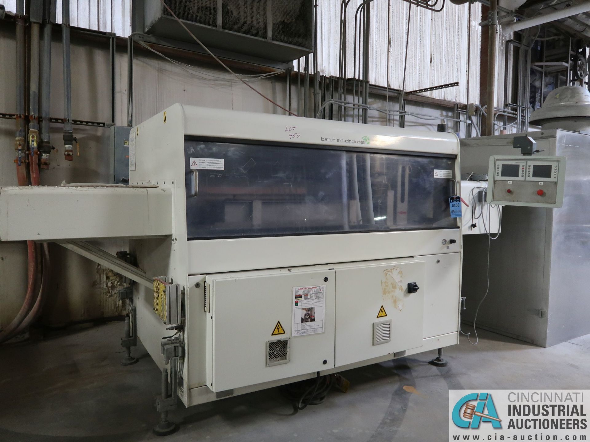 BATTENFELD-CINCINNATI MODEL MTV340-E-E/2 CUTSTREAM DUAL LANEGUILLOTINE; S/N 3801625-110 (NEW 2014)