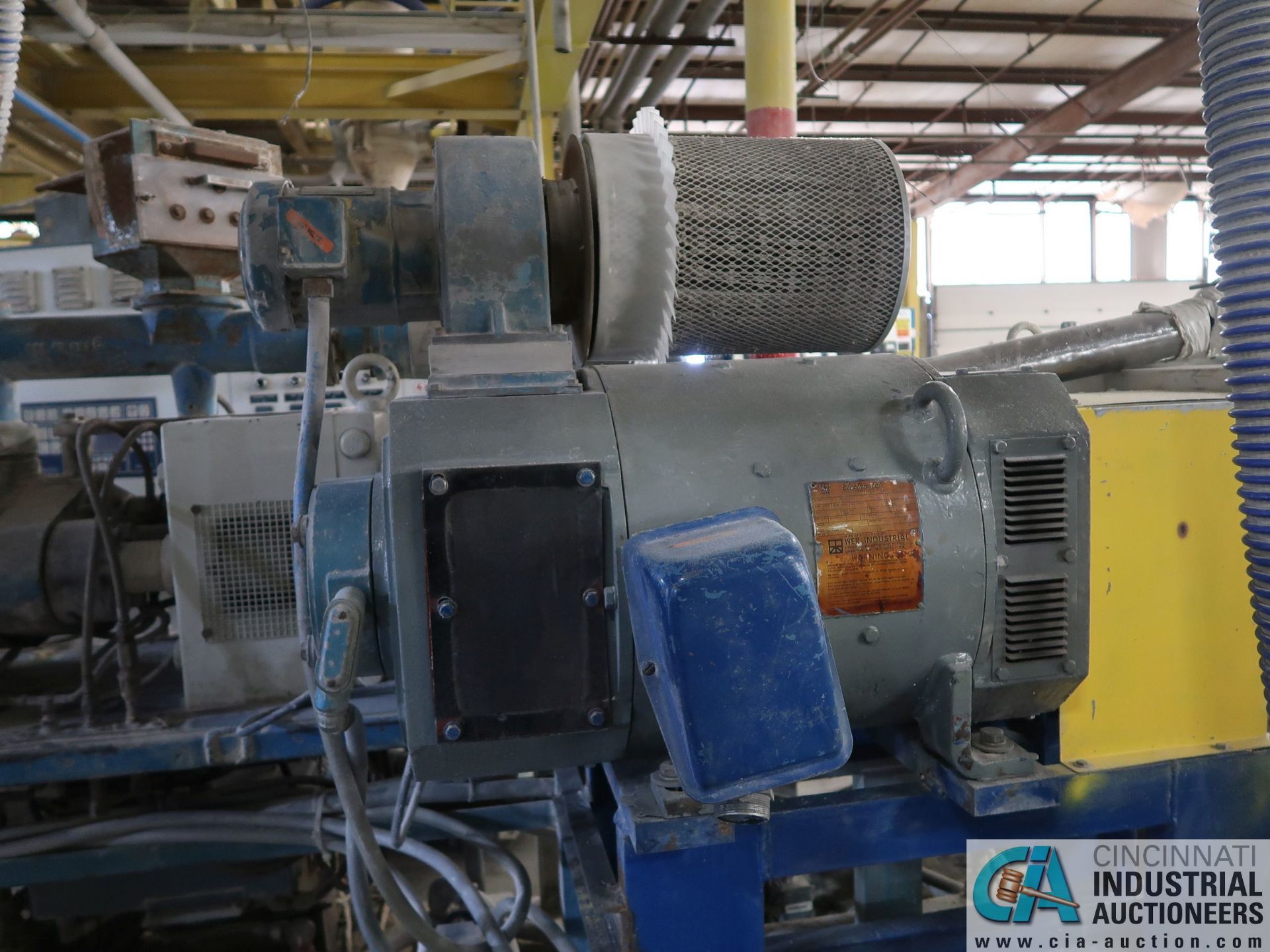 100-MM AMERICAN MAPLAN MODEL TSS100 EXTRUDER; S/N 119478 (NEW 1986), 75 HP MOTOR WITH 75 KVA - Image 7 of 27