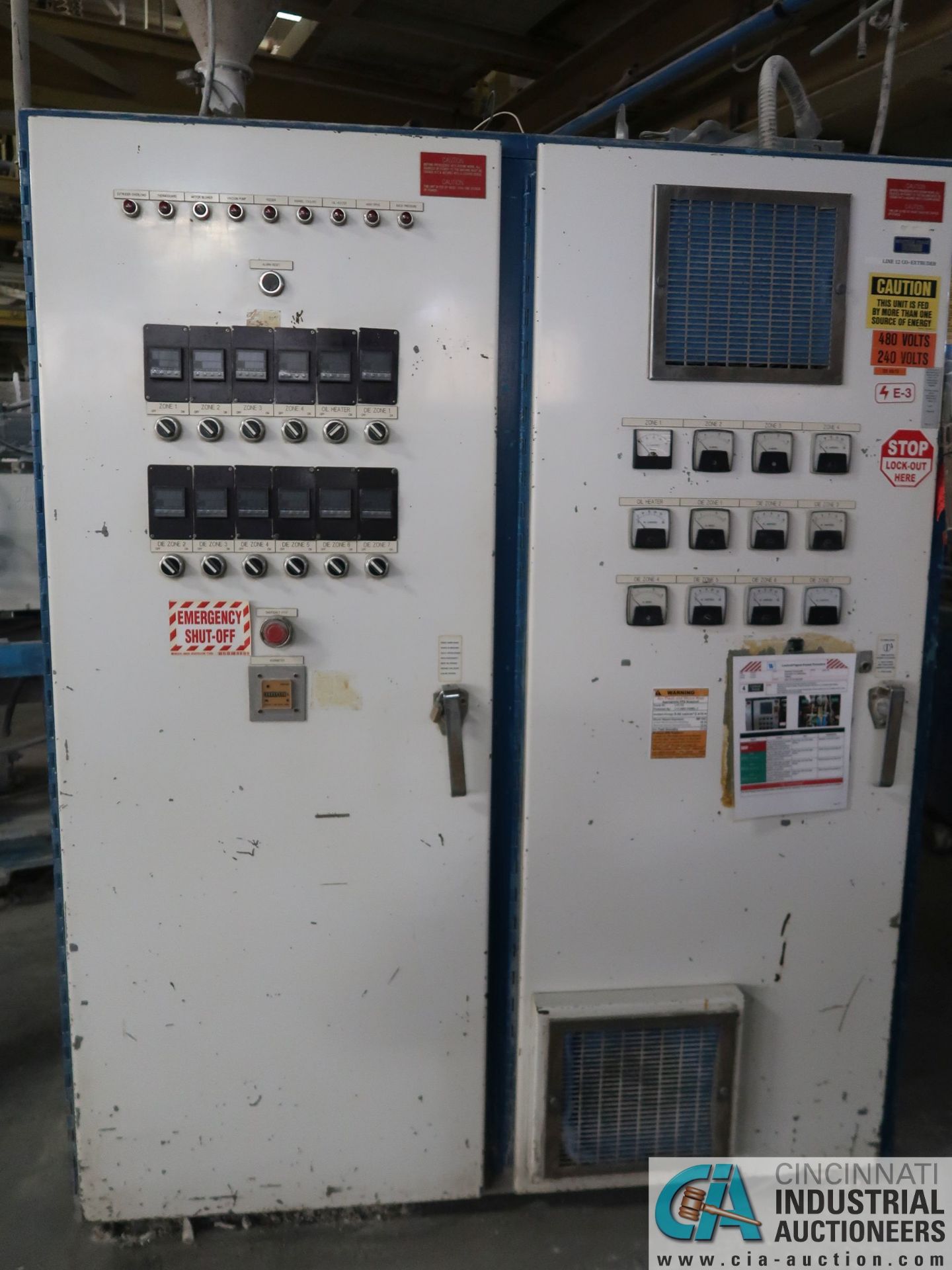 100-MM AMERICAN MAPLAN MODEL TSS100 EXTRUDER; S/N 119478 (NEW 1986), 75 HP MOTOR WITH 75 KVA - Image 20 of 27