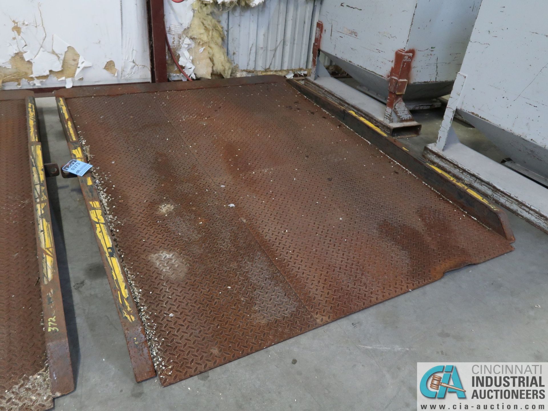 6' WIDE X 104" HEAVY DUTY STEEL DCOK PLATE