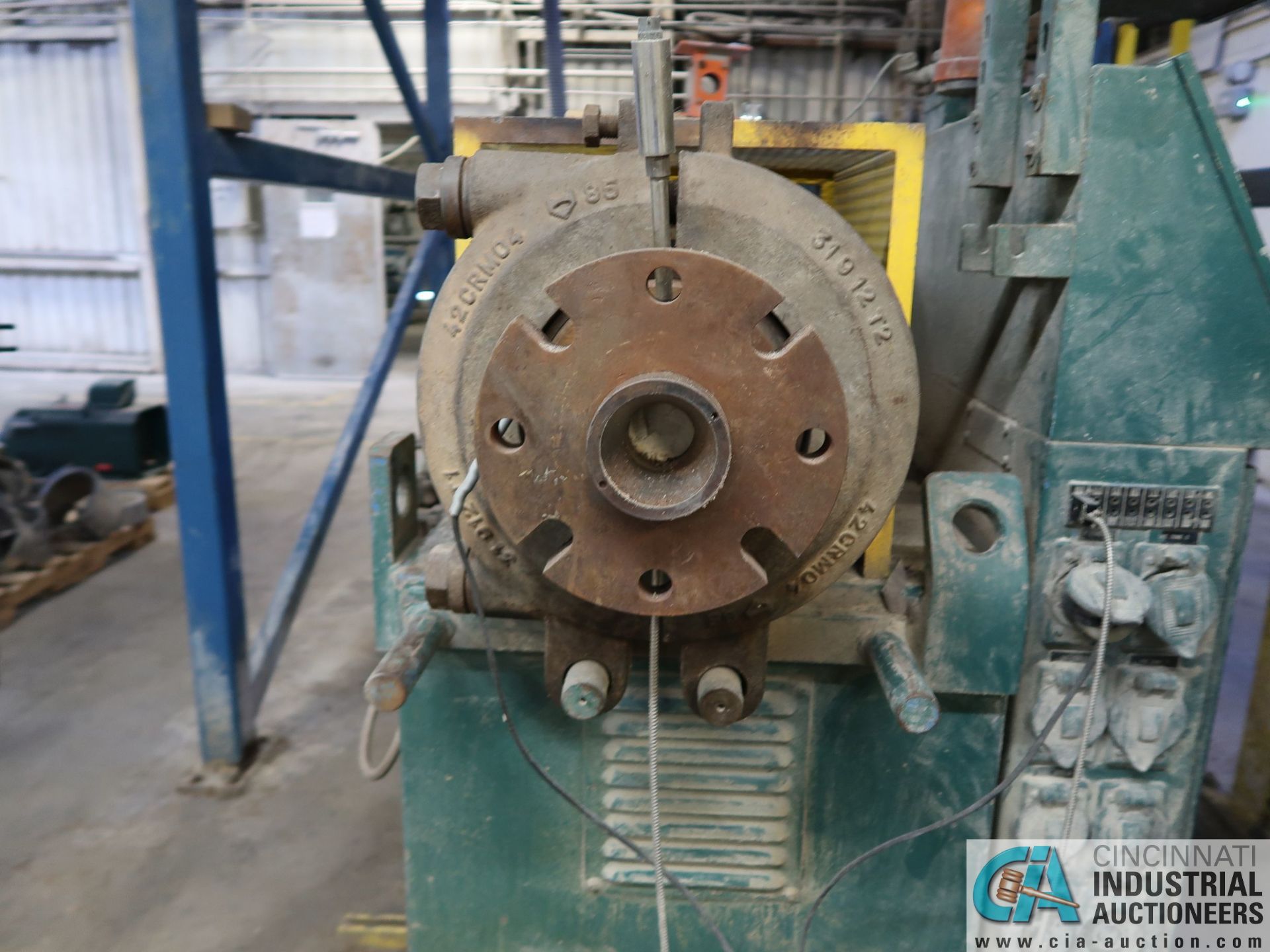 100-MM AMERICAN MAPLAN MODEL TS100 EXTRUDER; S/N 120511 (NEW 1986), 100 HP MOTOR & CONTROL CABINET - Image 4 of 23