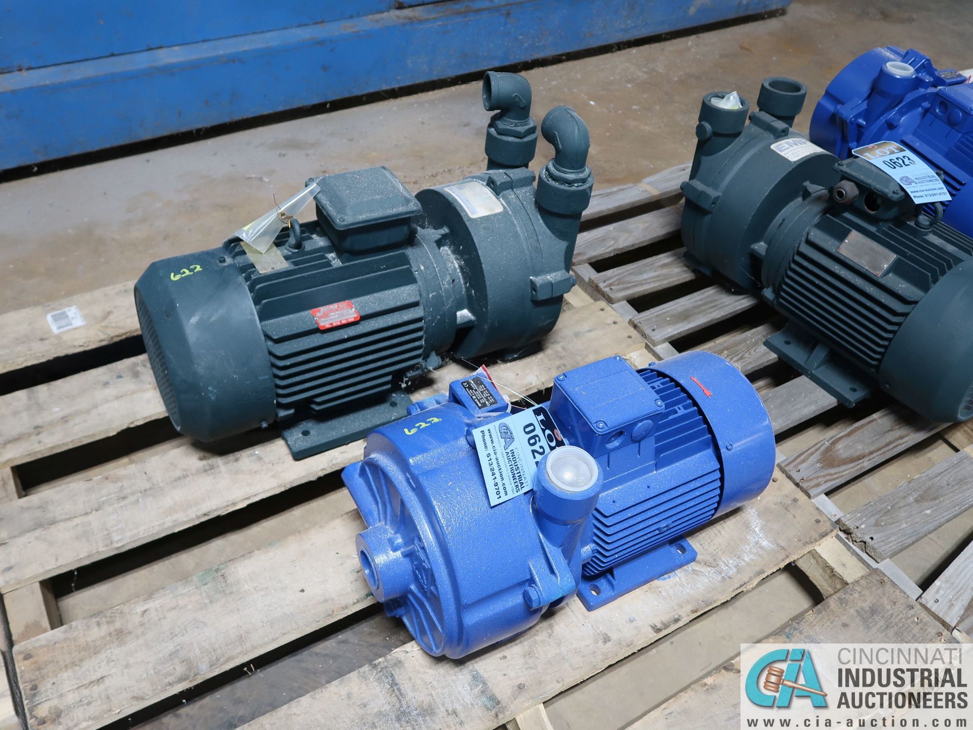 (1) 7.5 HP AND (1) 5 HP (APPROX.) NEW ELECTRIC WATER PUMPS