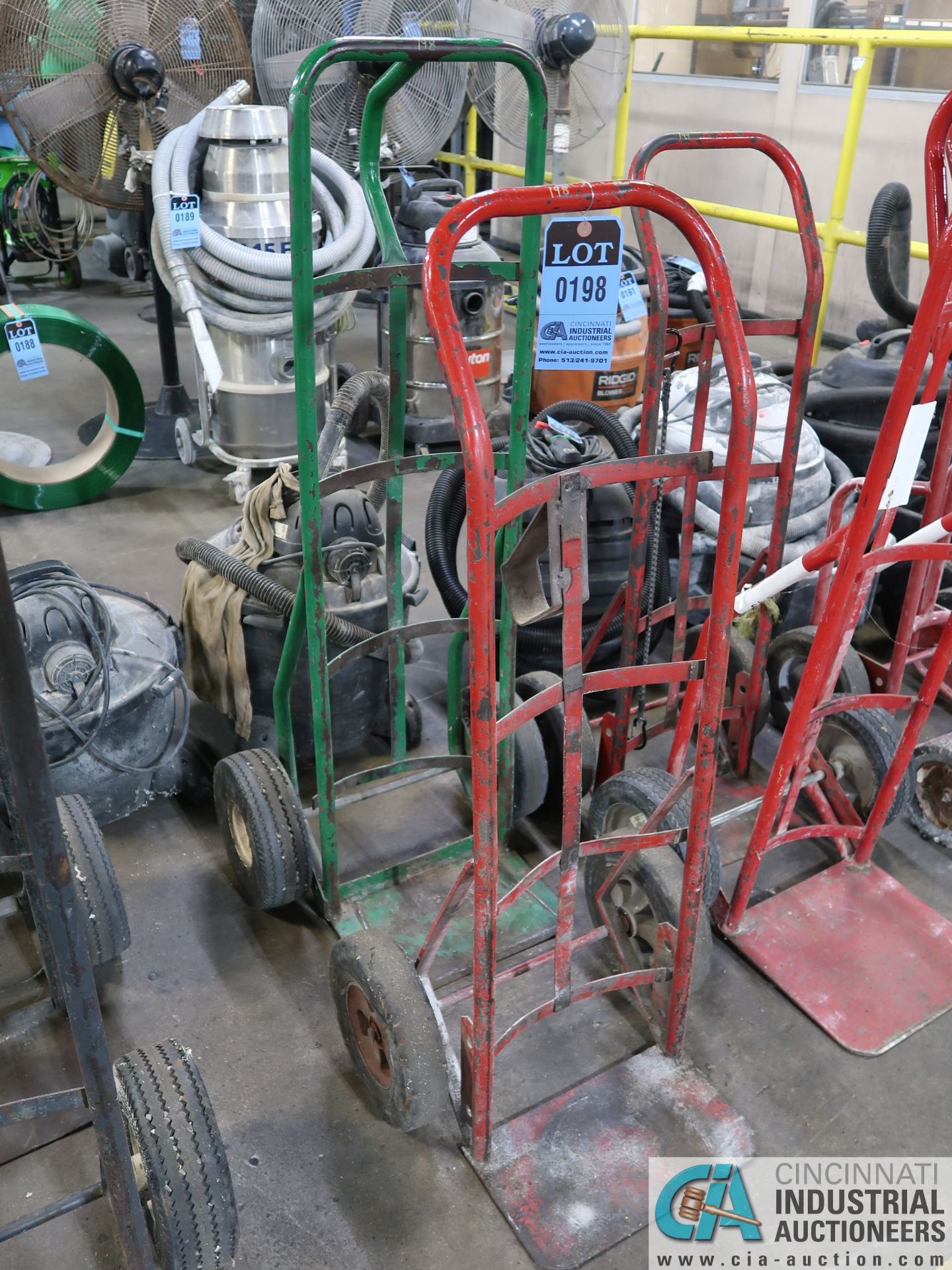 MISCELLANEOUS TWO-WHEEL HAND CARTS