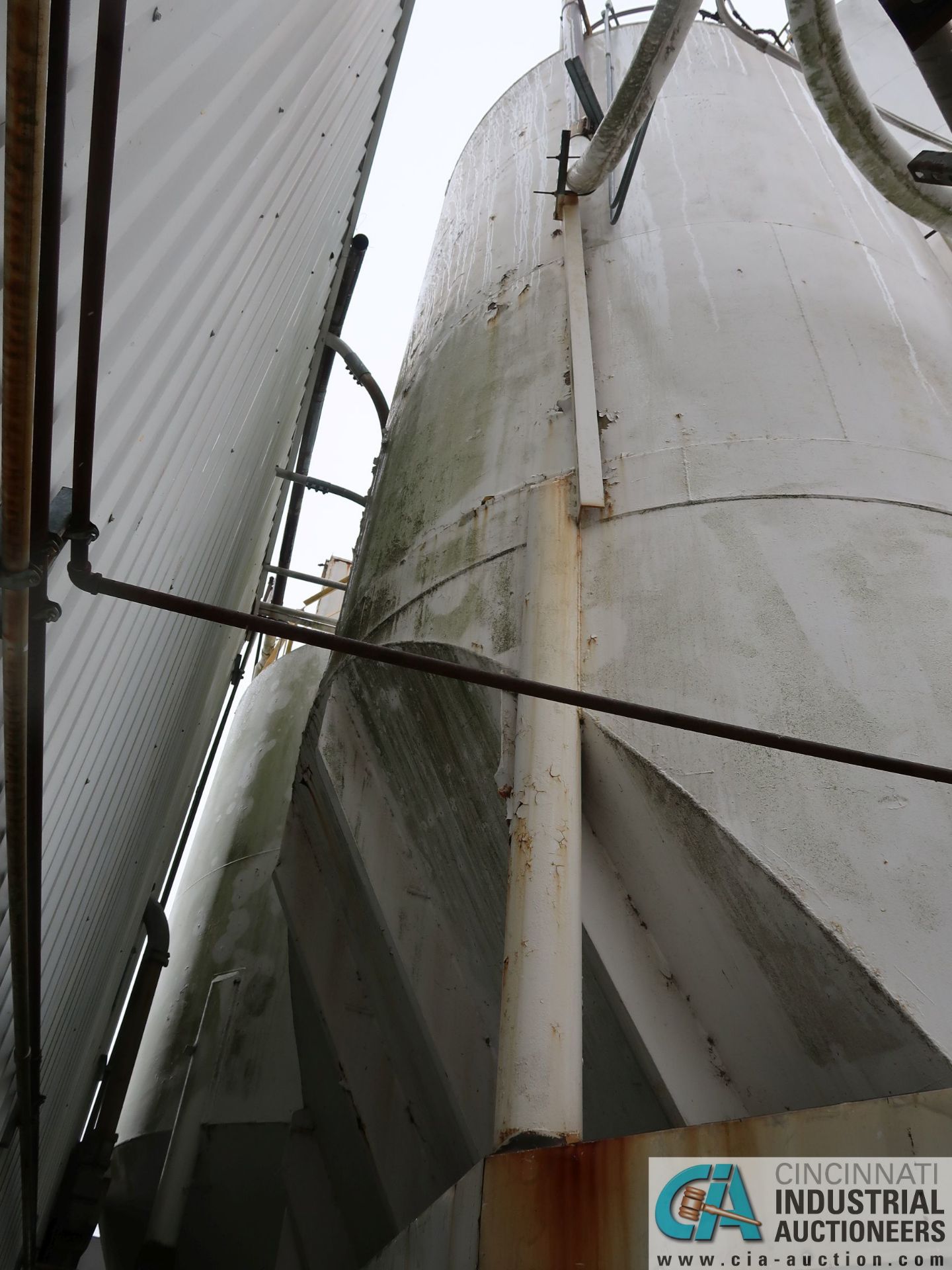 APPROX. 12' x 36' WELDED STEEL SILO - Image 4 of 8