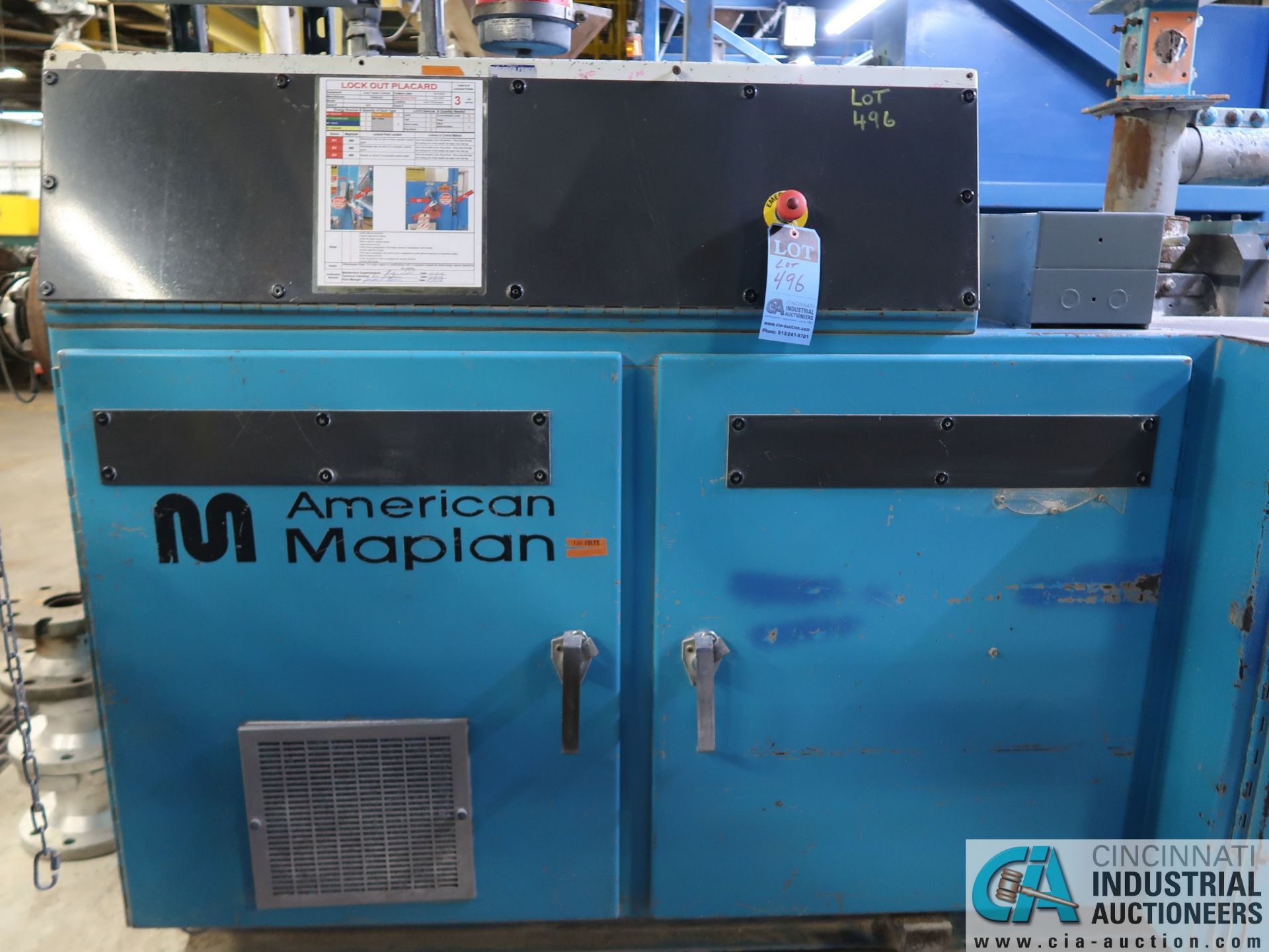 88-MM AMERICAN MAPLAN MODEL TS88 EXTRUDER; S/N 135665 (NEW 1996), 75 HP MOTOR - Image 20 of 21