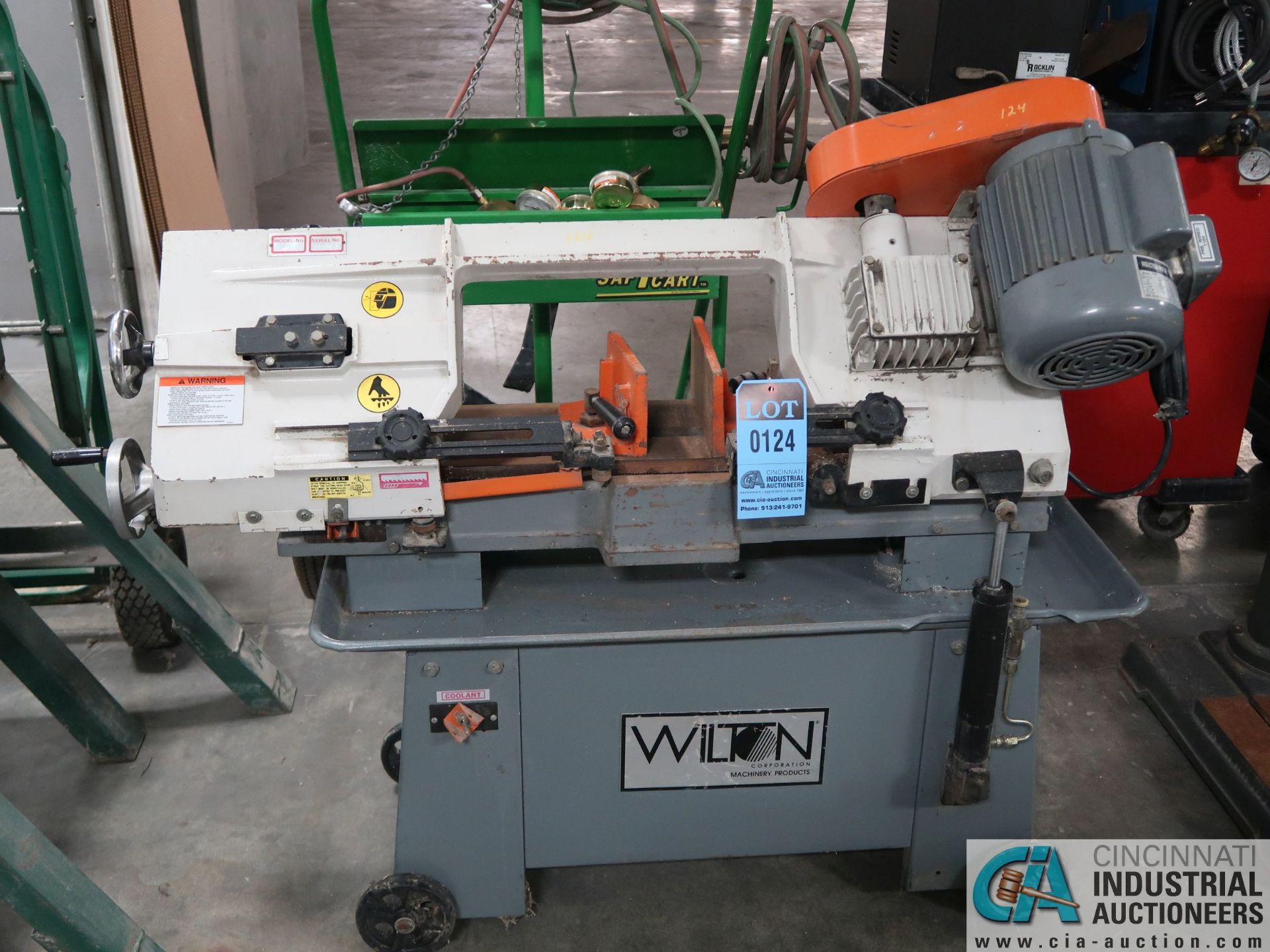 7" X 12" WILTON MODEL 3400 PORTABLE HORIZONTAL BAND SAW; S/N 02073283