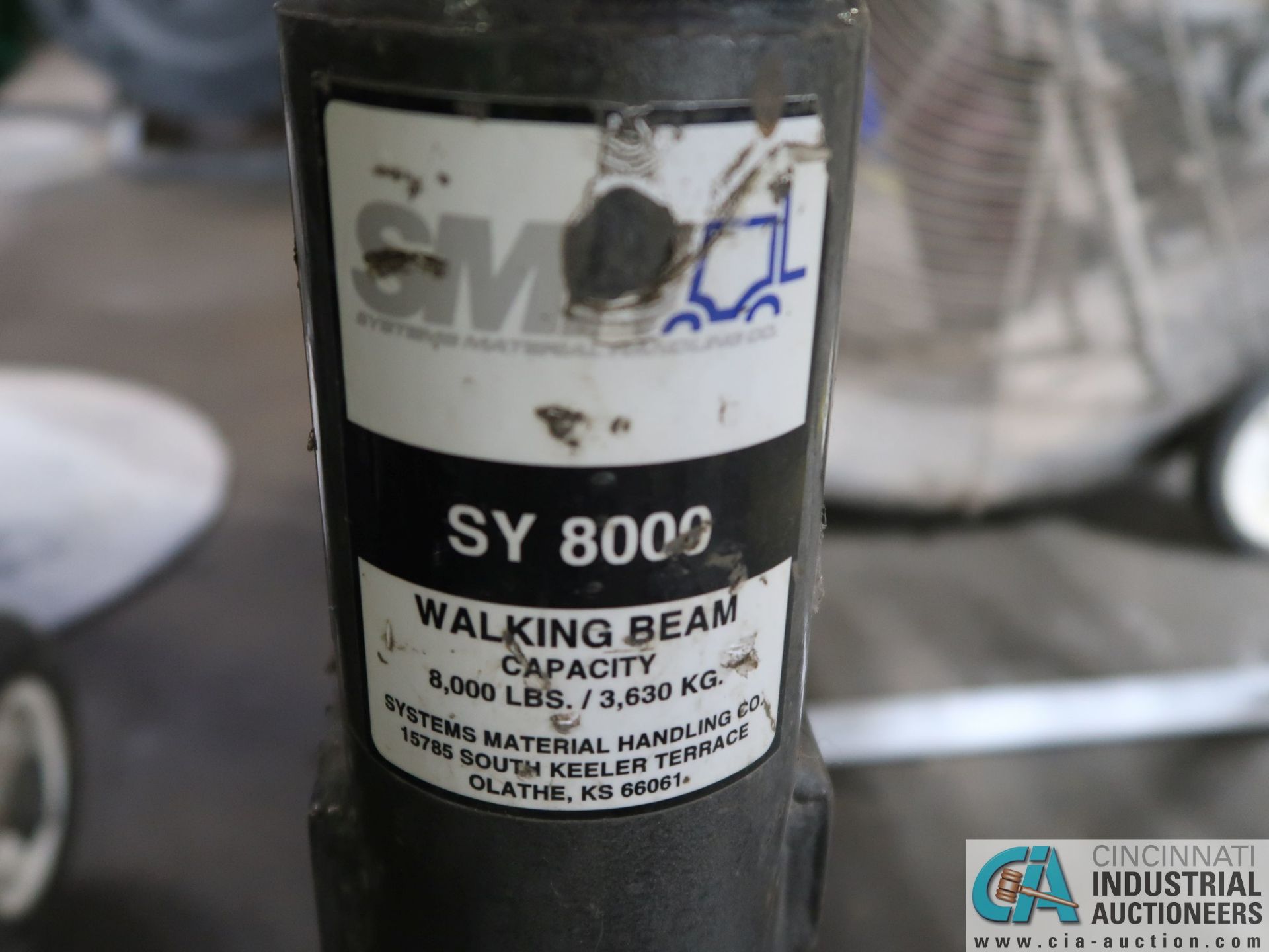 4 TON CAPACITY SYSTEMS MATERIAL HANDLING MODEL SY8000 WALKING BEAM JACK - Image 3 of 3