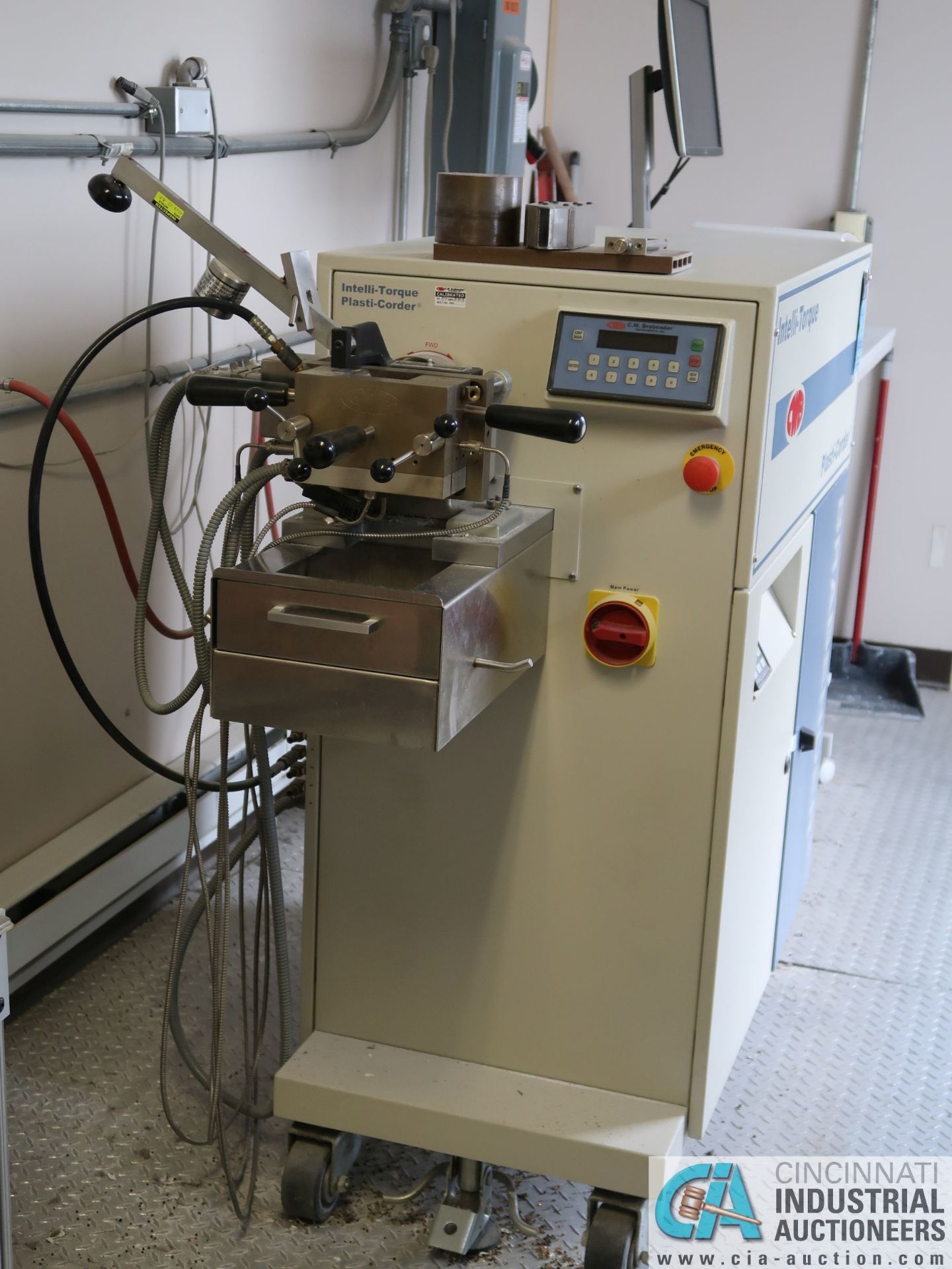 BRABENDER TYPE 01-45-000 INTELLA-TORQUE PLASTA-CORDER TORQUE RHEOMETER; S/N J13-332, TYPE REE 6/3 - Image 12 of 12