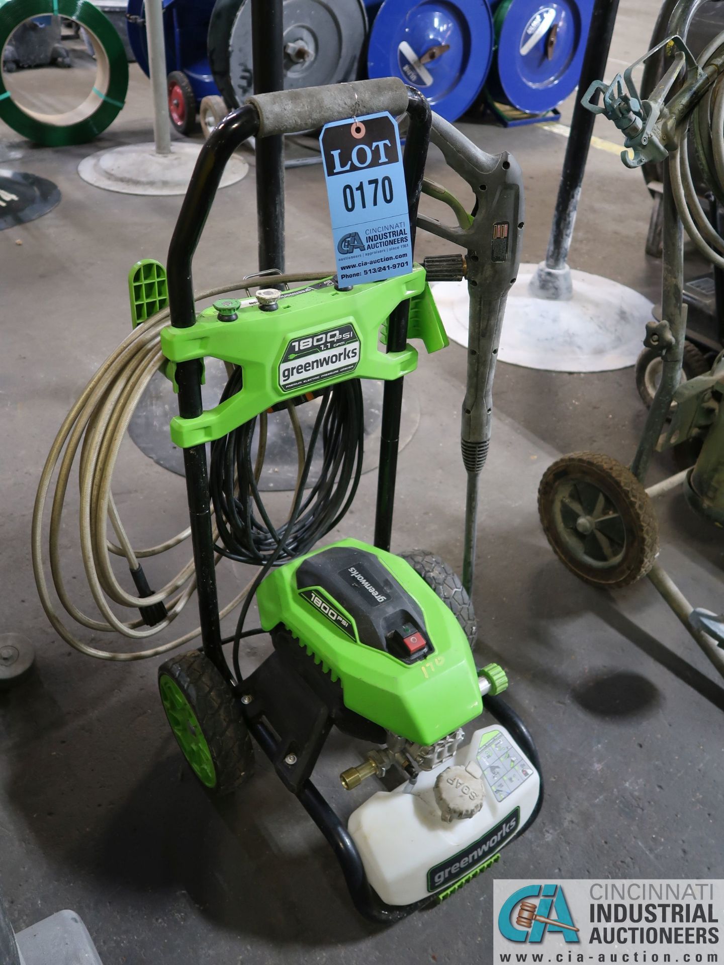 1,800 PSI AREENWORKS "DILLARD SIZE" PREMIUM ELECTRIC PRESSURE WASHER - Image 3 of 5