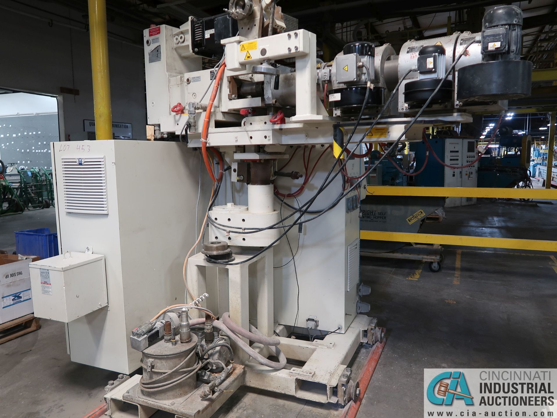 43-MM KRAUSS-MAFFEI MODEL 43K PEDESTAL MOUNT CO-EXTRUDER; S/N 51011708 (NEW 2013) ** MISSING PRODUCT - Image 3 of 13