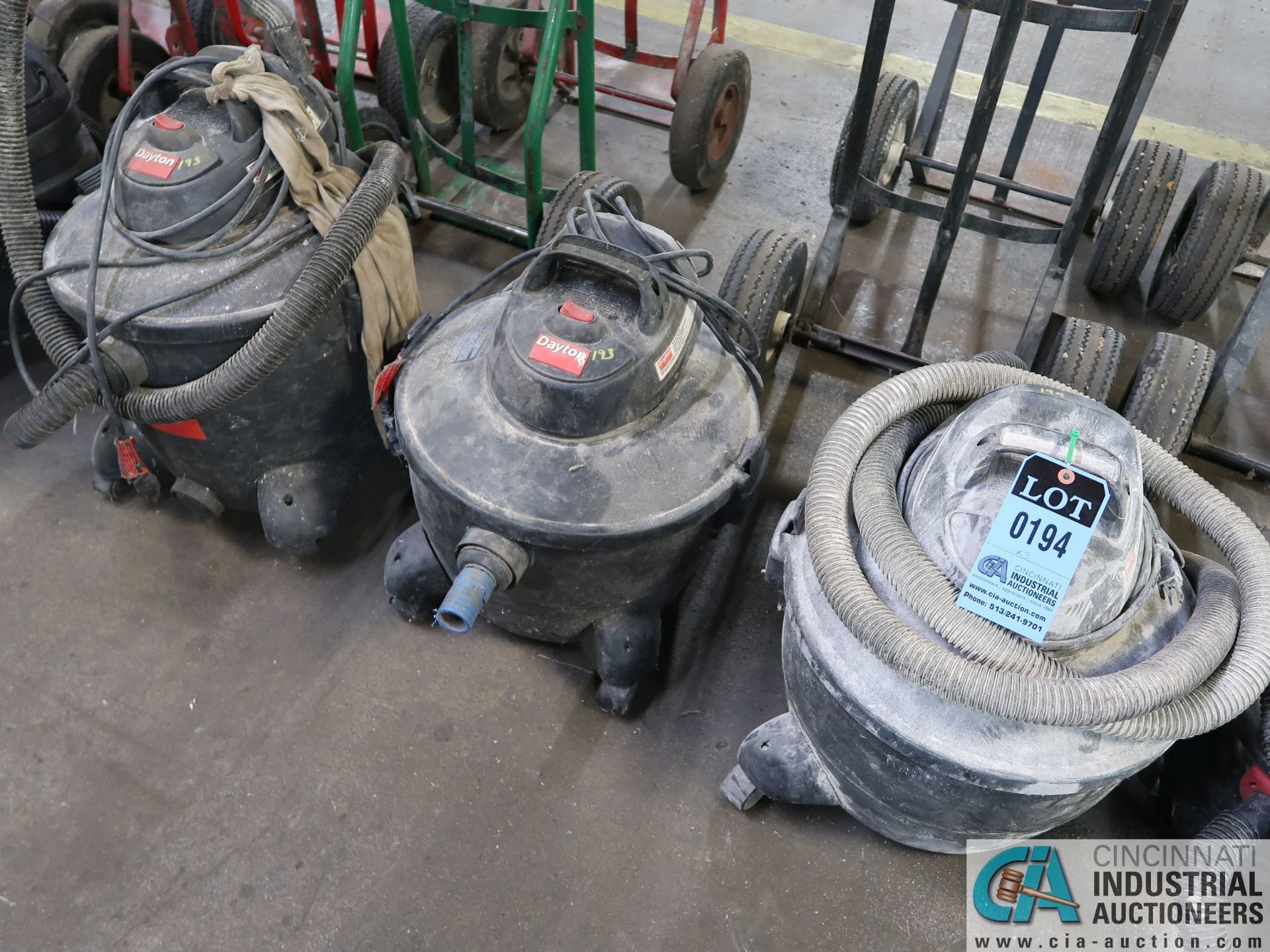 MISCELLANEOUS SIZE DAYTON WET / DRY VACUUMS - Image 2 of 2