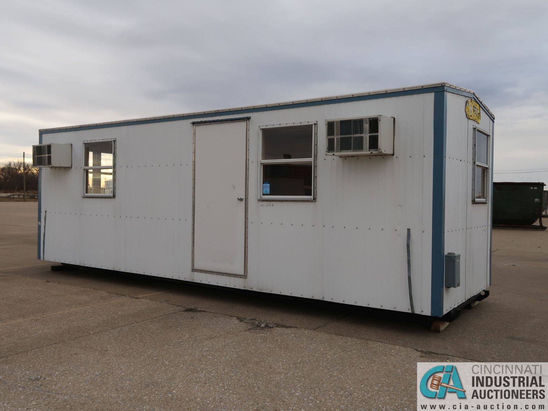 8' X 24" TWO-DOOR FIELD OFFICE TRAILER