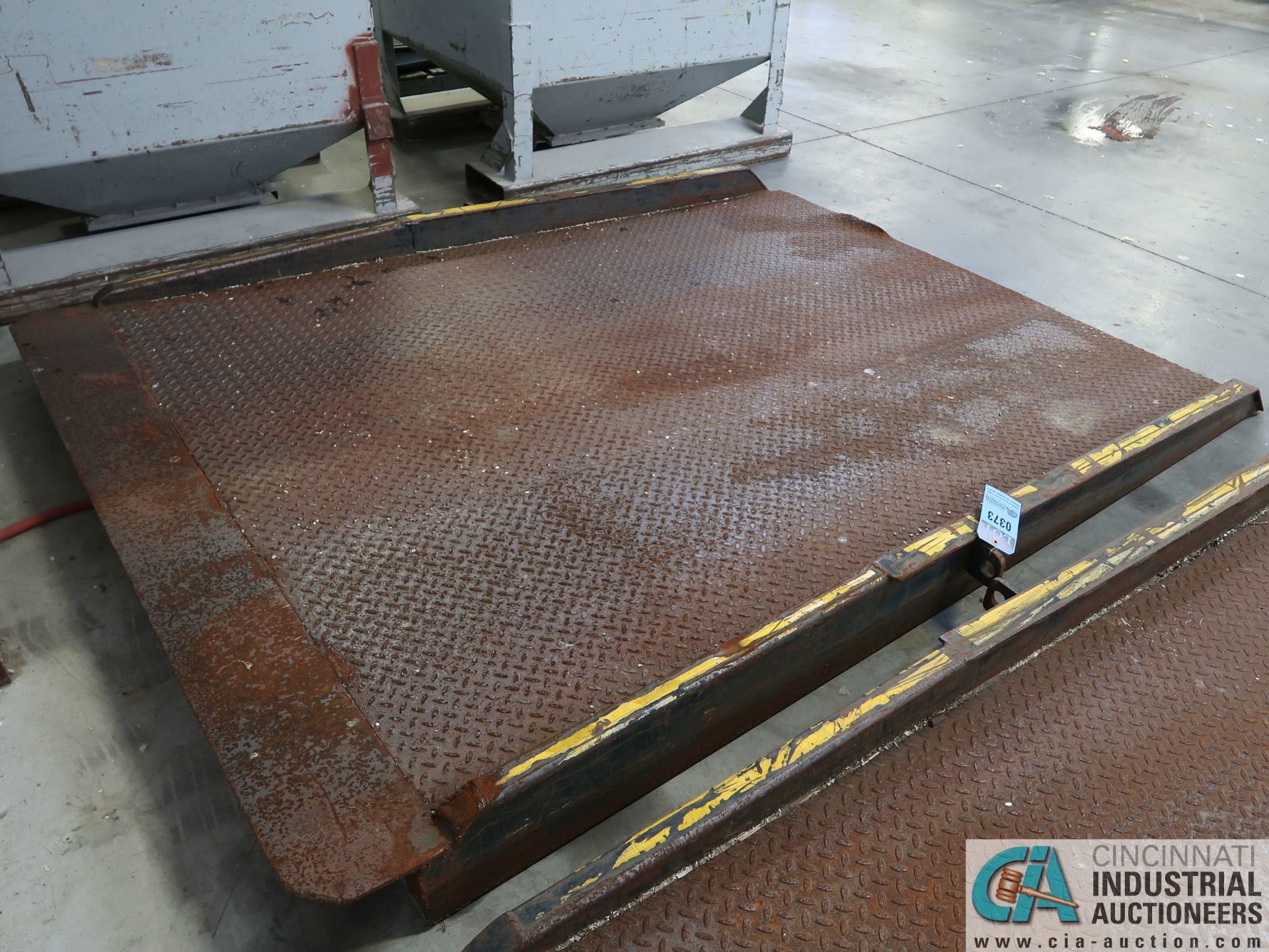 6' WIDE X 104" HEAVY DUTY STEEL DCOK PLATE - Image 3 of 3