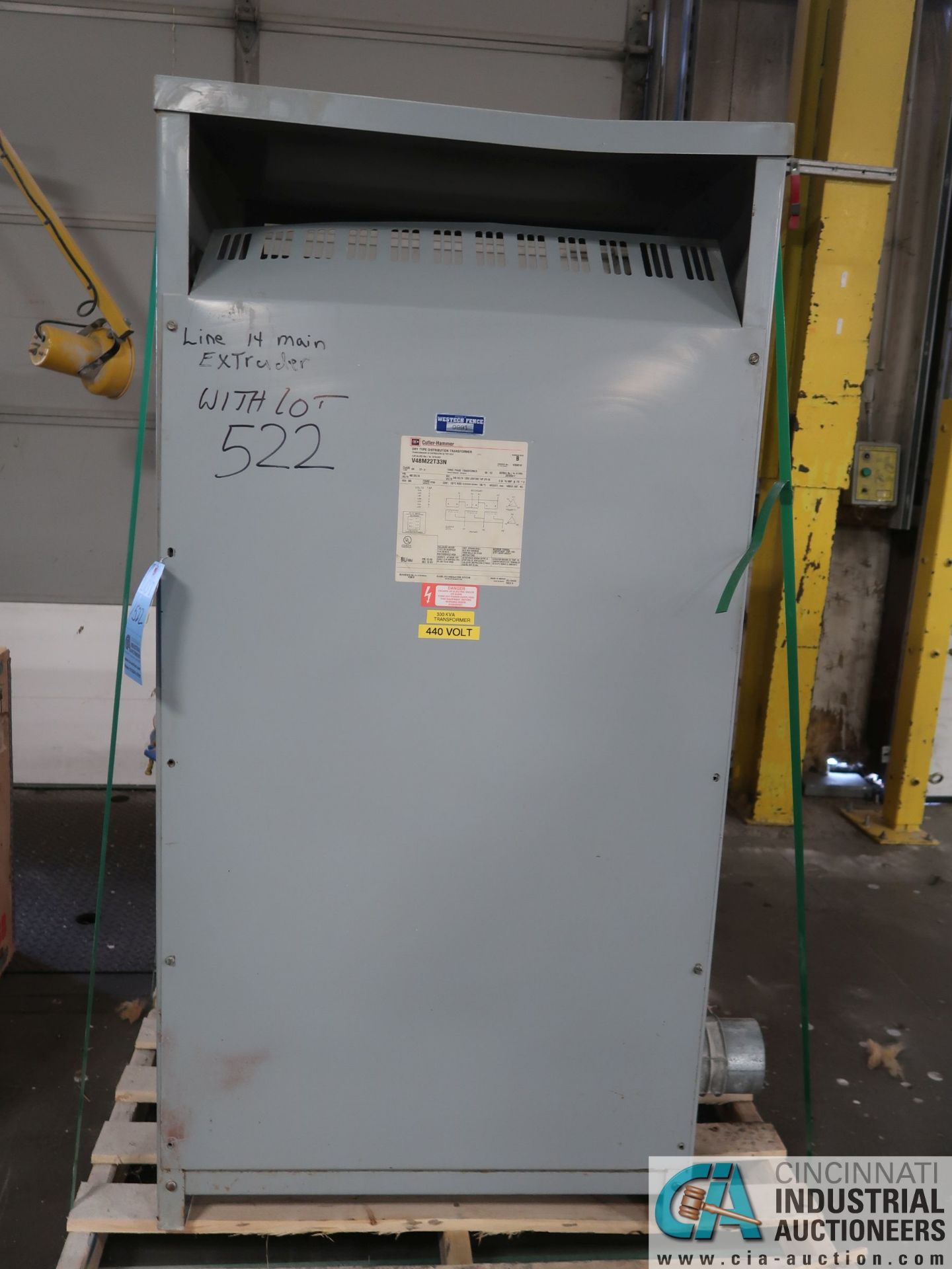 98-MM THEYSON MODEL TTM-98 EXTRUDER; S/N 1026237 (NEW 2000) WITH 87 KW/ 116 HP MOTOR & 300 KVA - Image 17 of 18