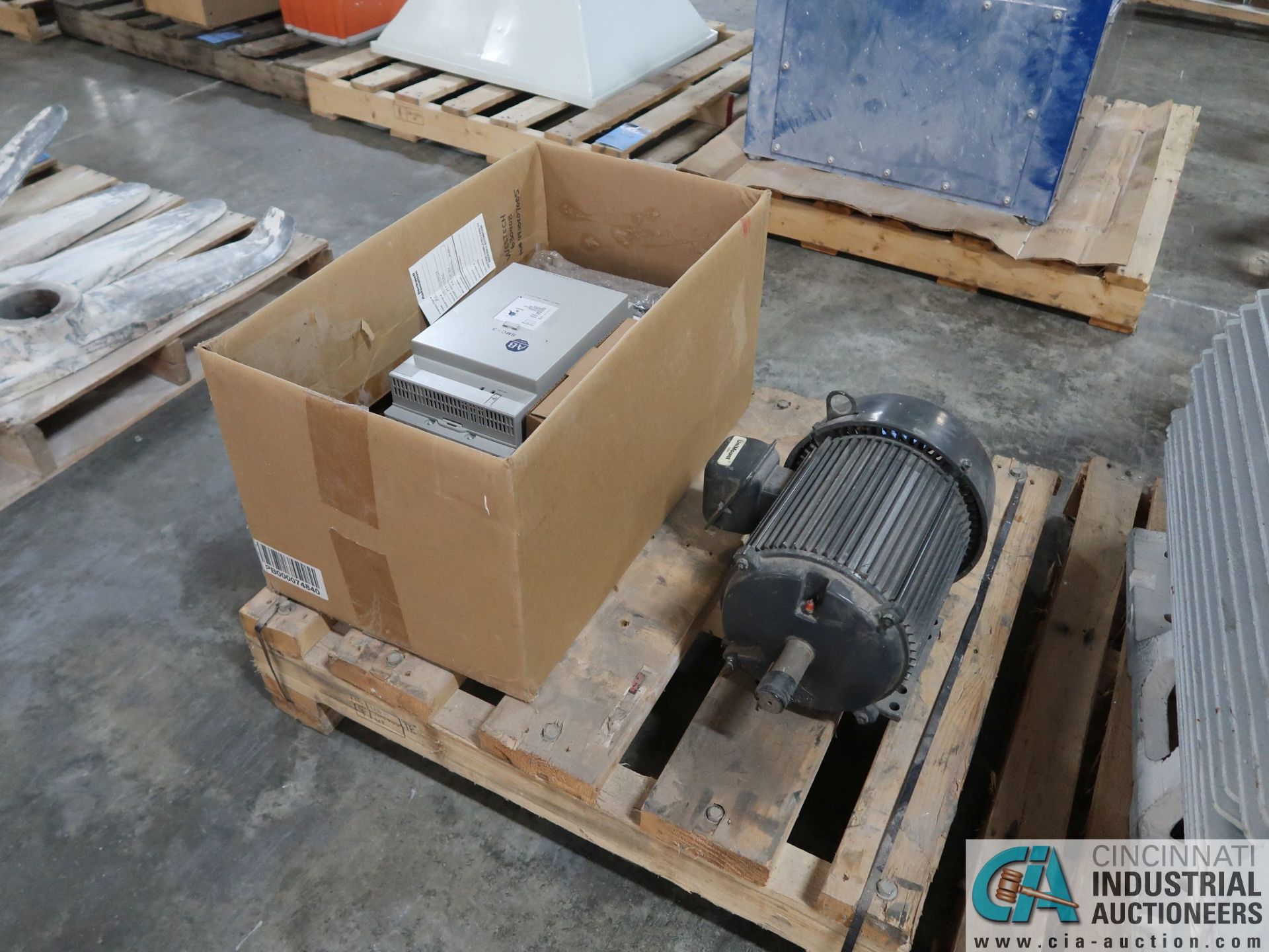 (LOT) MOTOR AND ELECTRIC BOX (1-SKID)