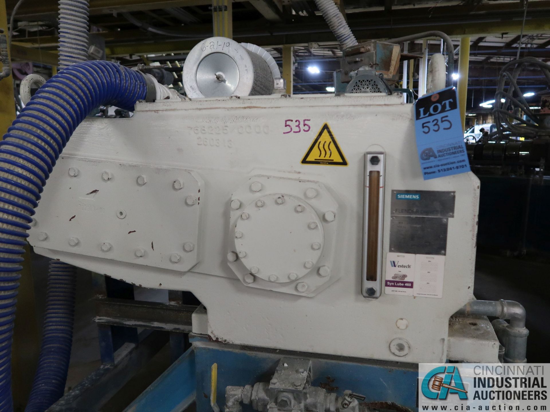 100-MM AMERICAN MAPLAN MODEL TSS100 EXTRUDER; S/N 119478 (NEW 1986), 75 HP MOTOR WITH 75 KVA - Image 9 of 27