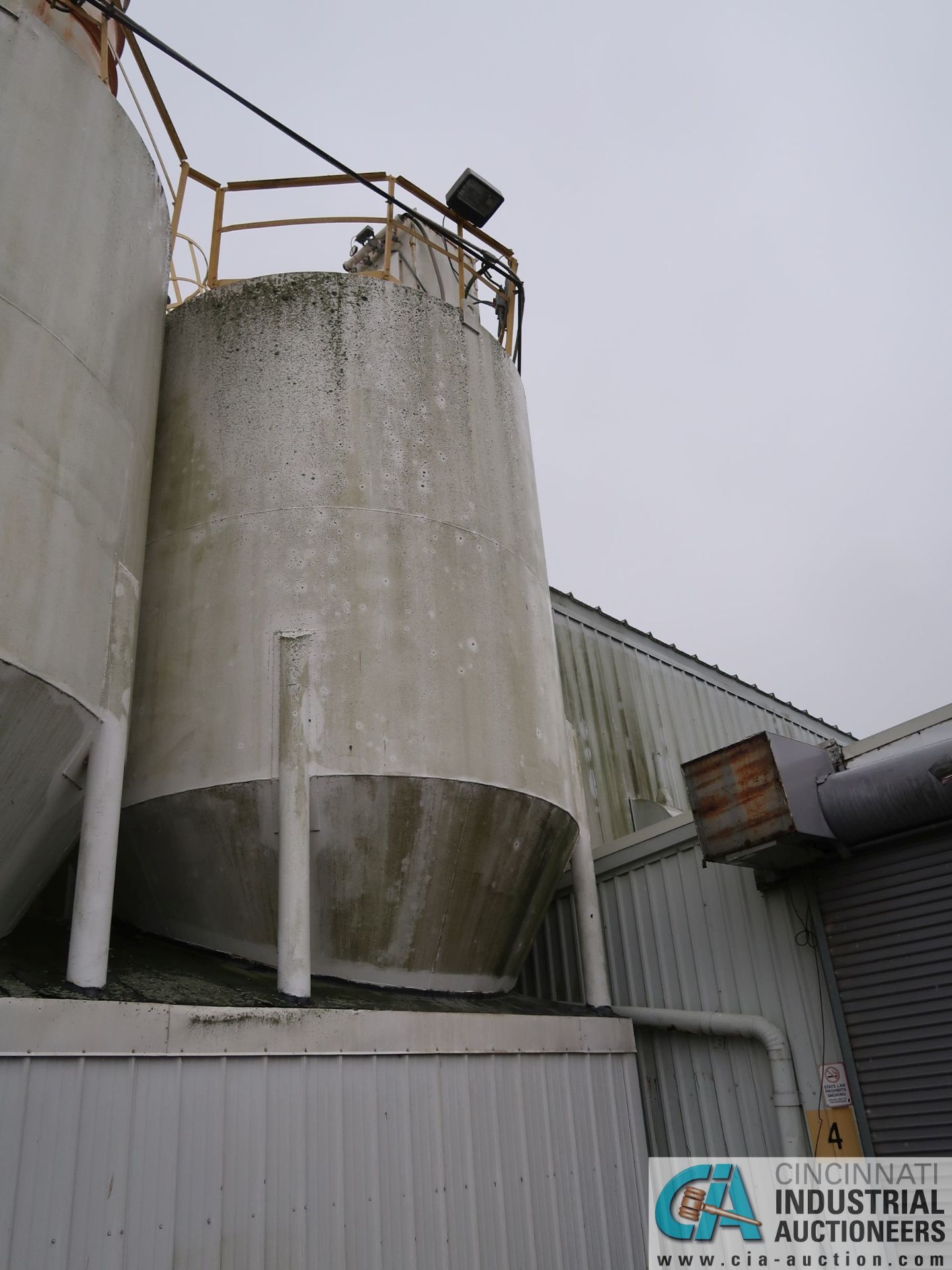 APPROX. 12' x 36' WELDED STEEL SILO - Image 3 of 8