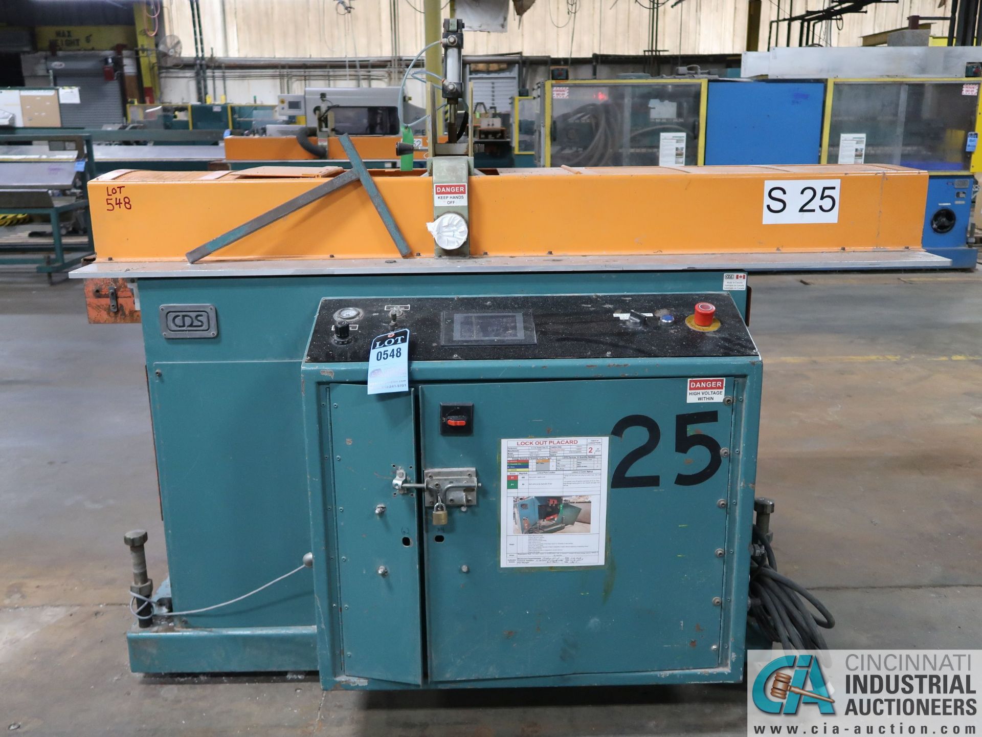 CDS MODEL CSS 6.5 - 13 SERVO PRECISION CUT-OFF SAW; S/N 17624-210812 (NEW 2012) - Image 2 of 10