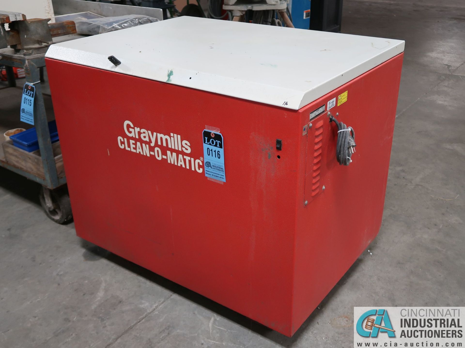 GRAYMILLS MODEL 800-A CLEAN-O-MATIC PARTS WASHER