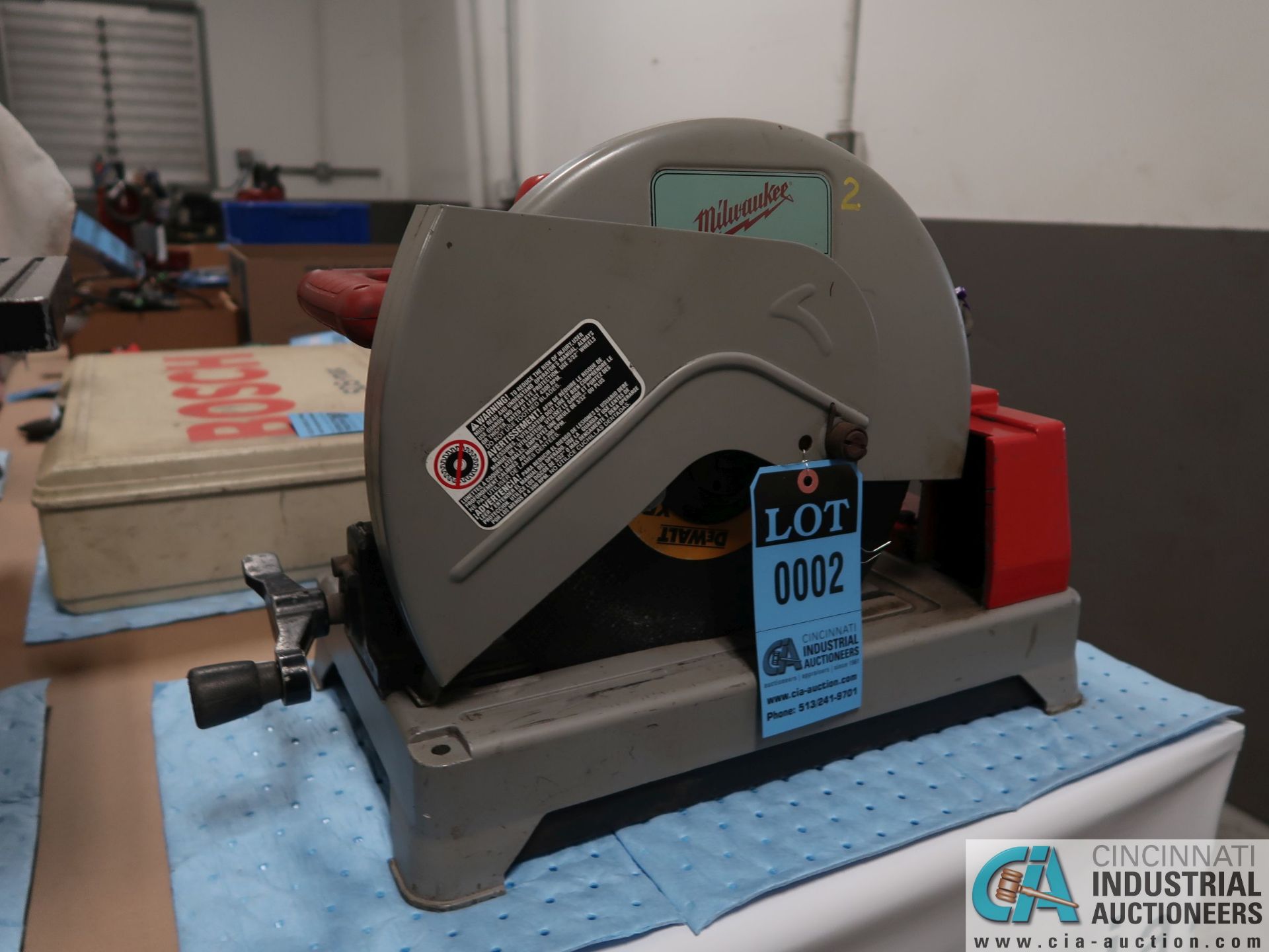 14" MILWAUKEE CAT NO. 180-20 ABRASIVE CUT-OFF SAW