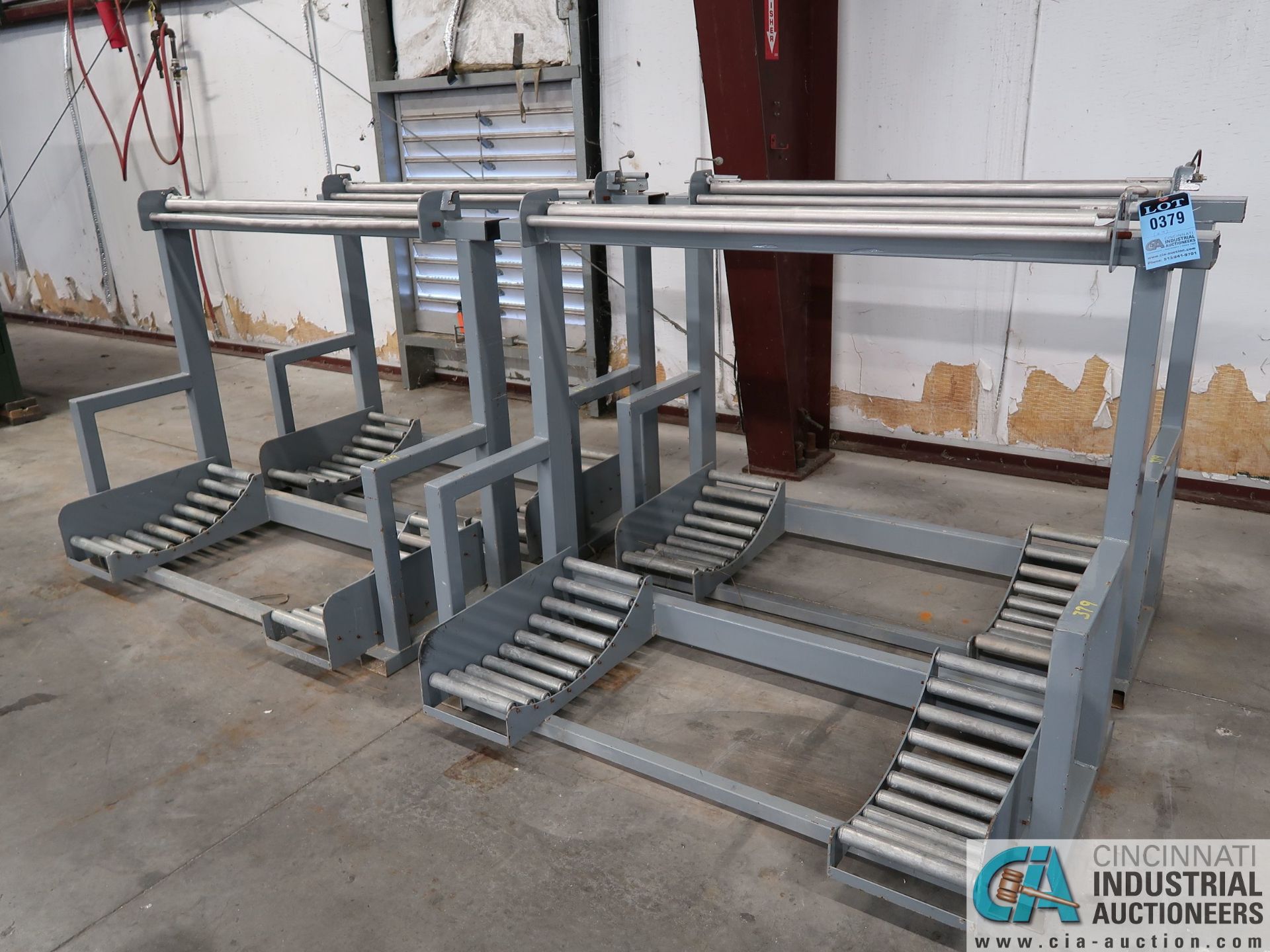 4' WIDE ROLLER FEED RACKS