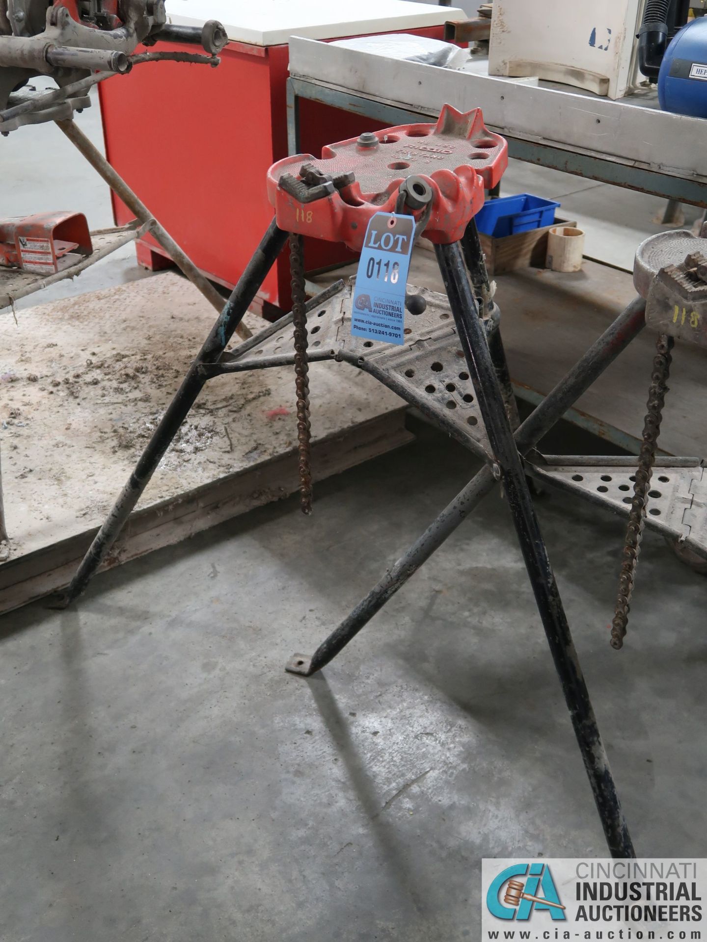 1/8" - 5" RIDGID MODEL NO. 450 TRISTANDS