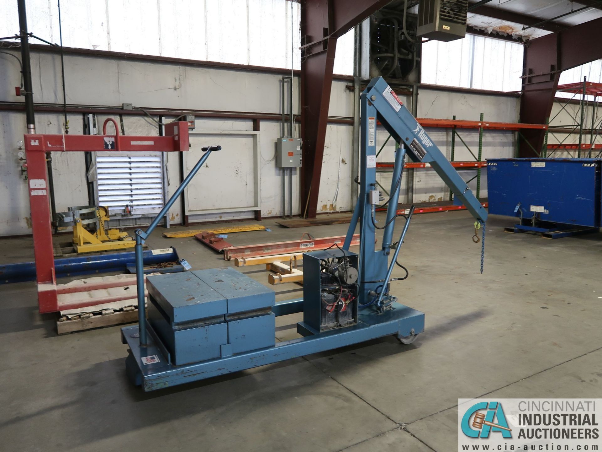 2,000 LB. DAVID ROUND ROGER MODEL HP2000R-PP10SE SHOP CRANE (NEW 2015) - Image 3 of 6